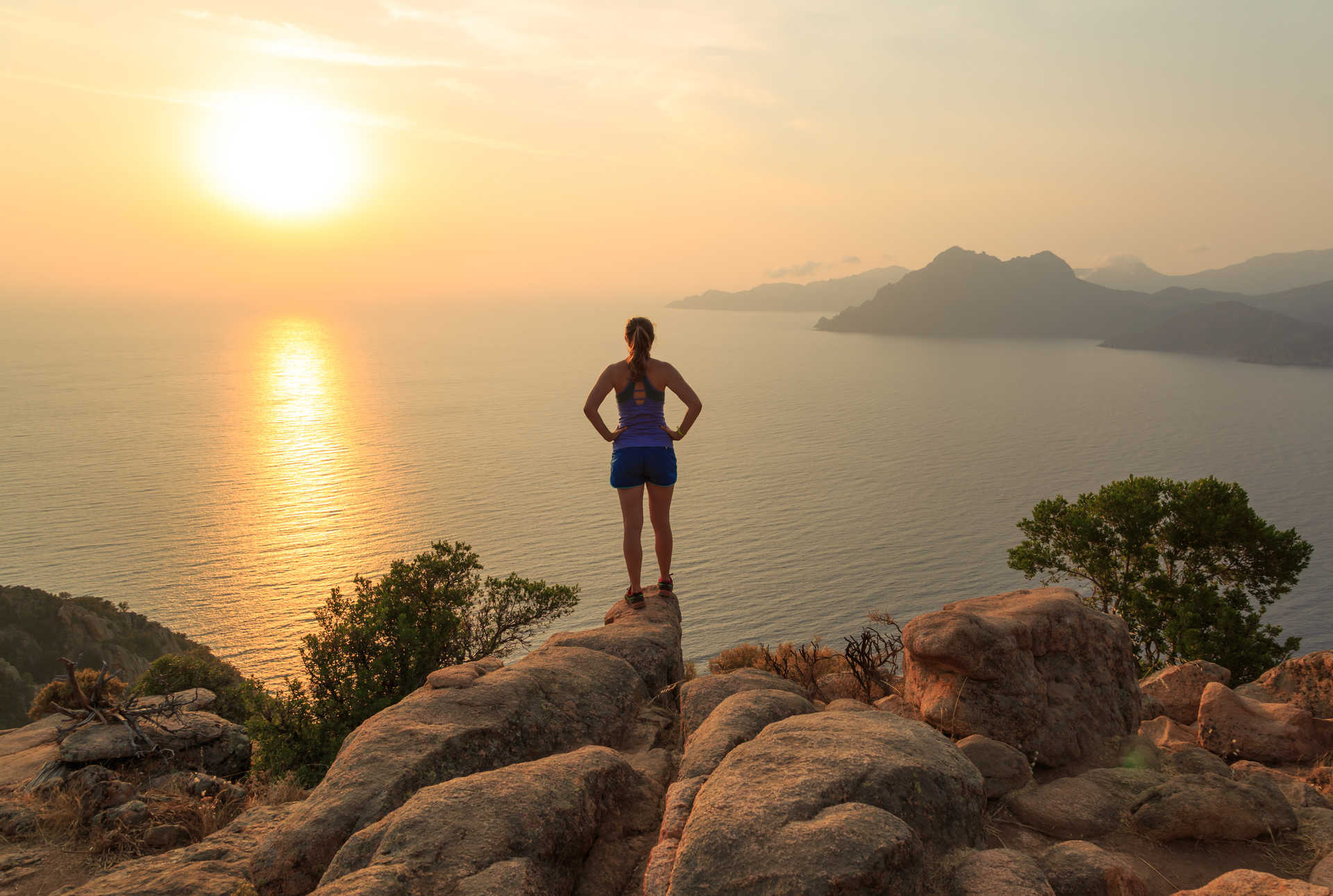 Golfe de Porto, sunset, Corse Golfe de Porto, sunset, Corse