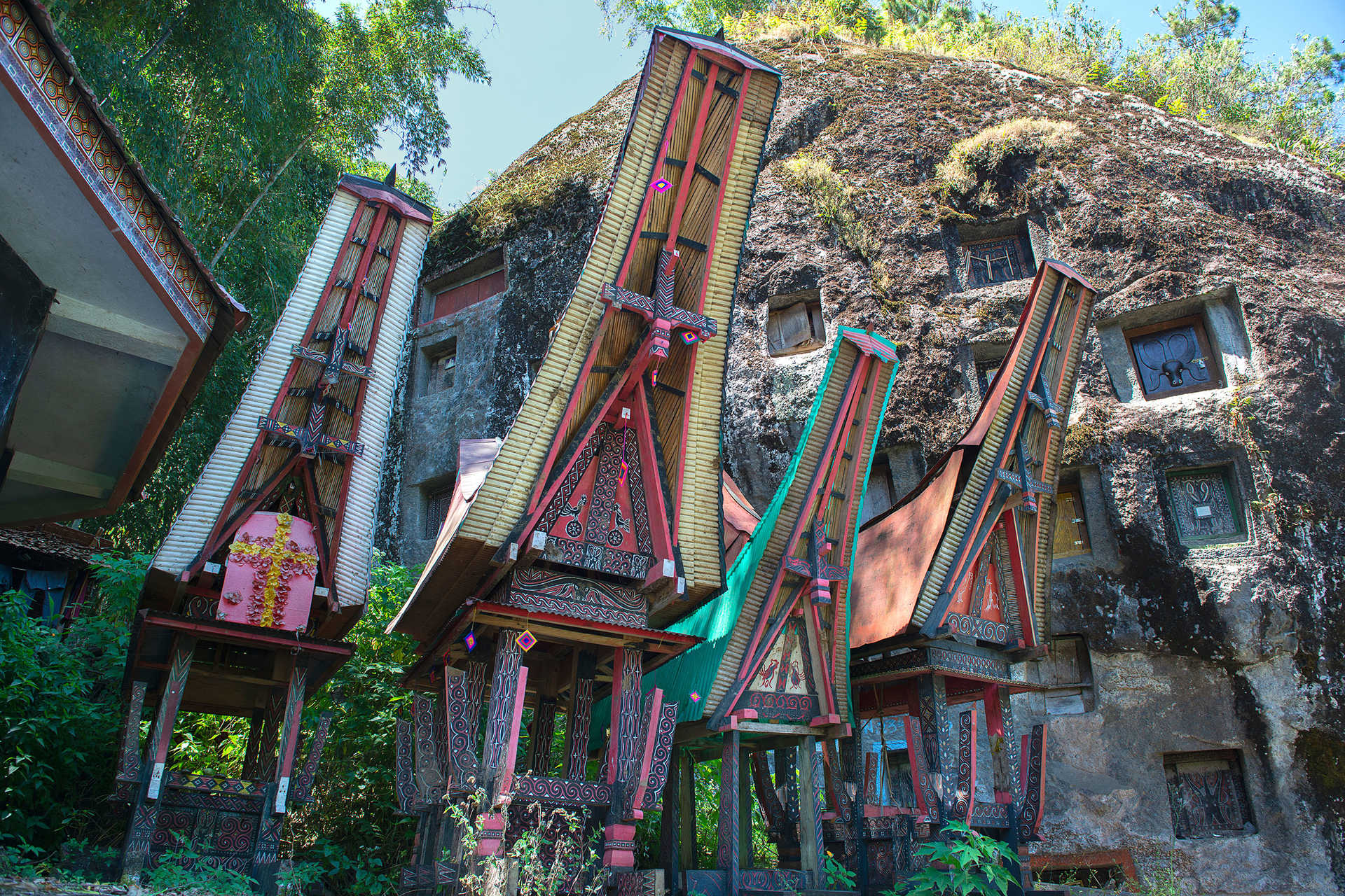 Grange à riz traditionnelle Alang, Sulawesi du sud