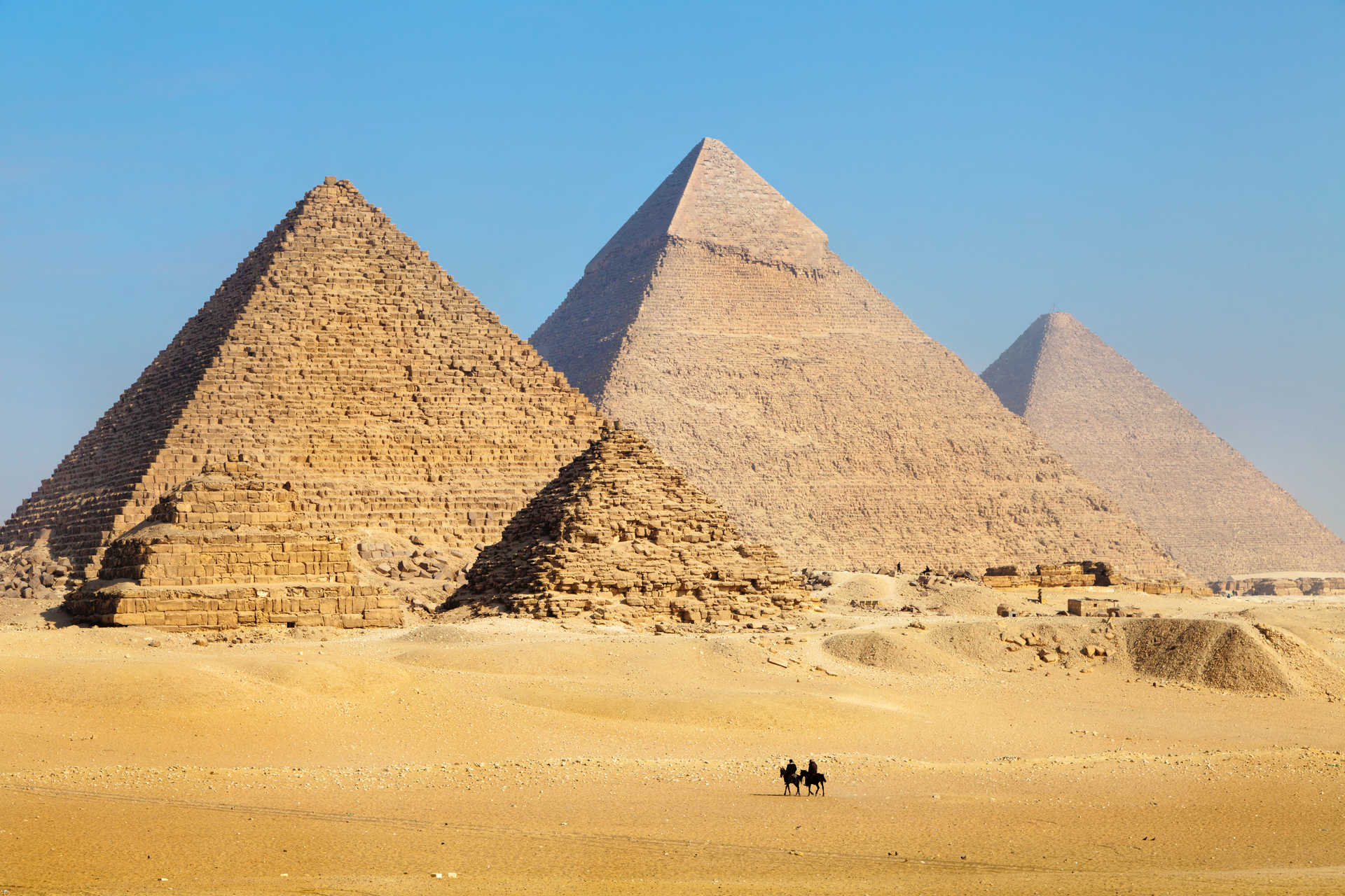 la nécropole de Guizéh Egypte