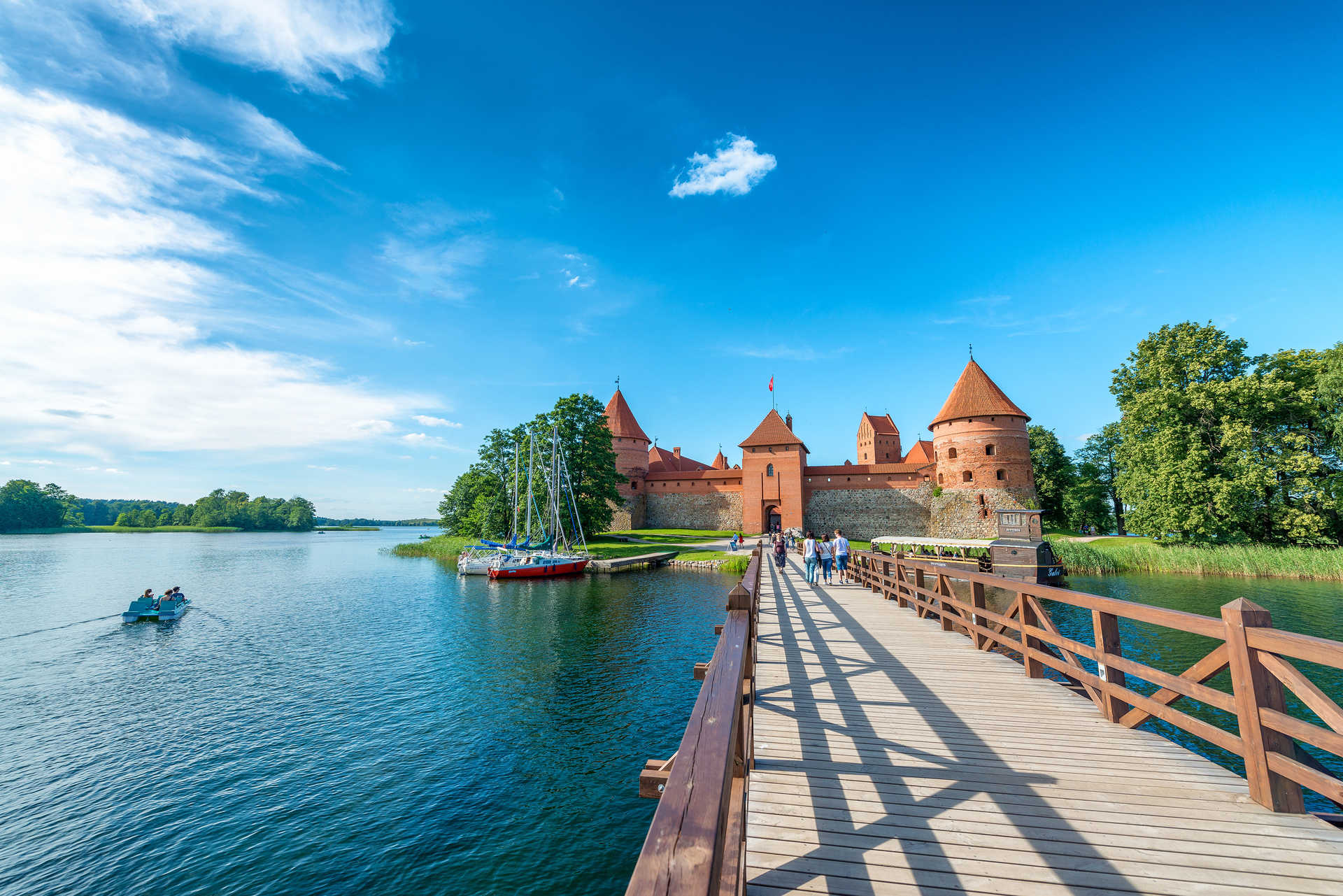 Le chateau de Trakai, Lituanie