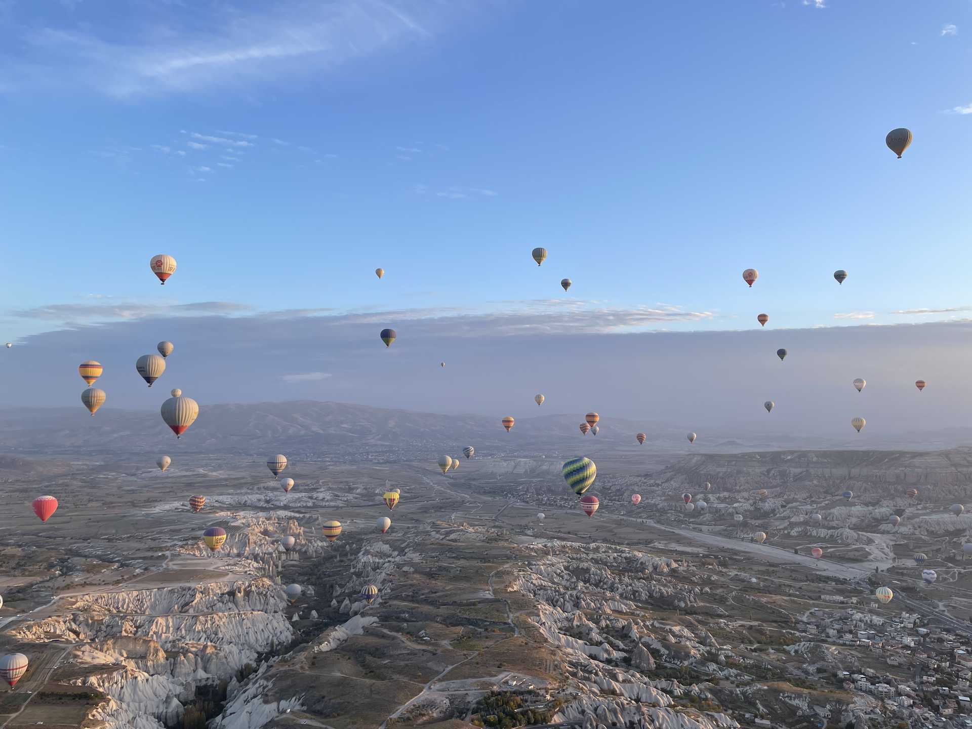 Lever de soleil avec Mongolfière en Cappadoce