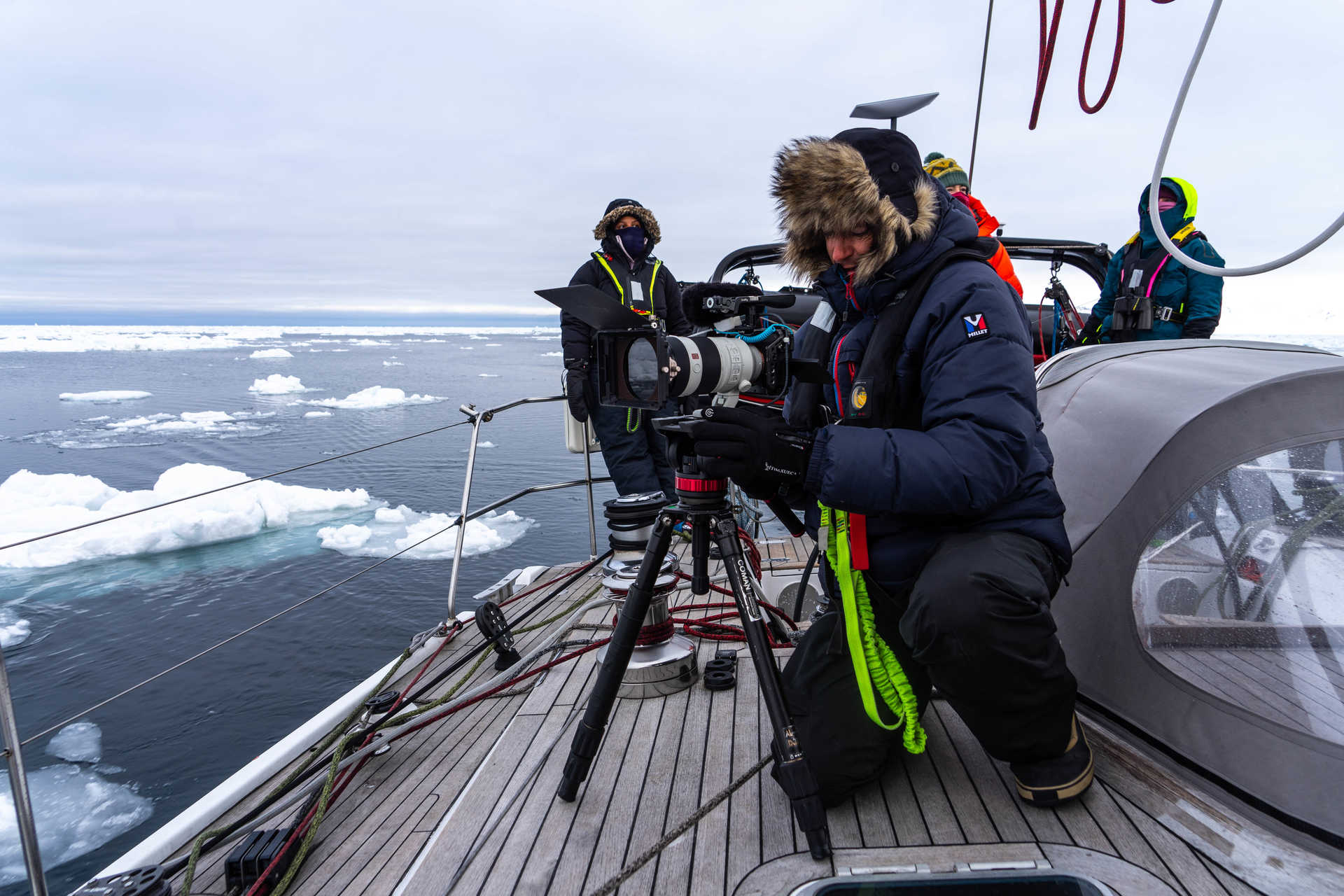 Matériel et équipement - Film An Arctic Journey © Ubac Images Julien Colonge Matériel et équipement - Film An Arctic Journey
