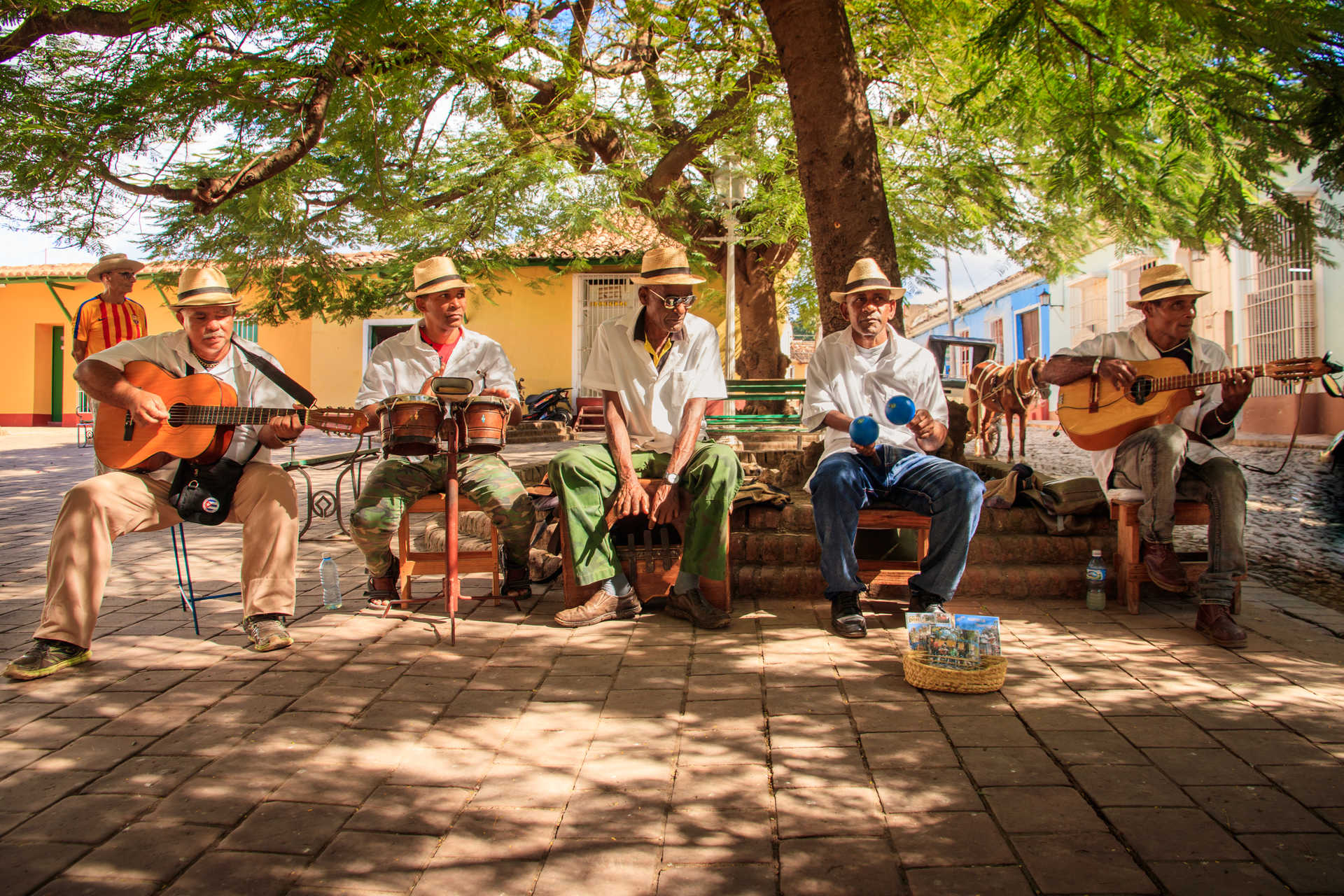 Musiciens à Trinidad