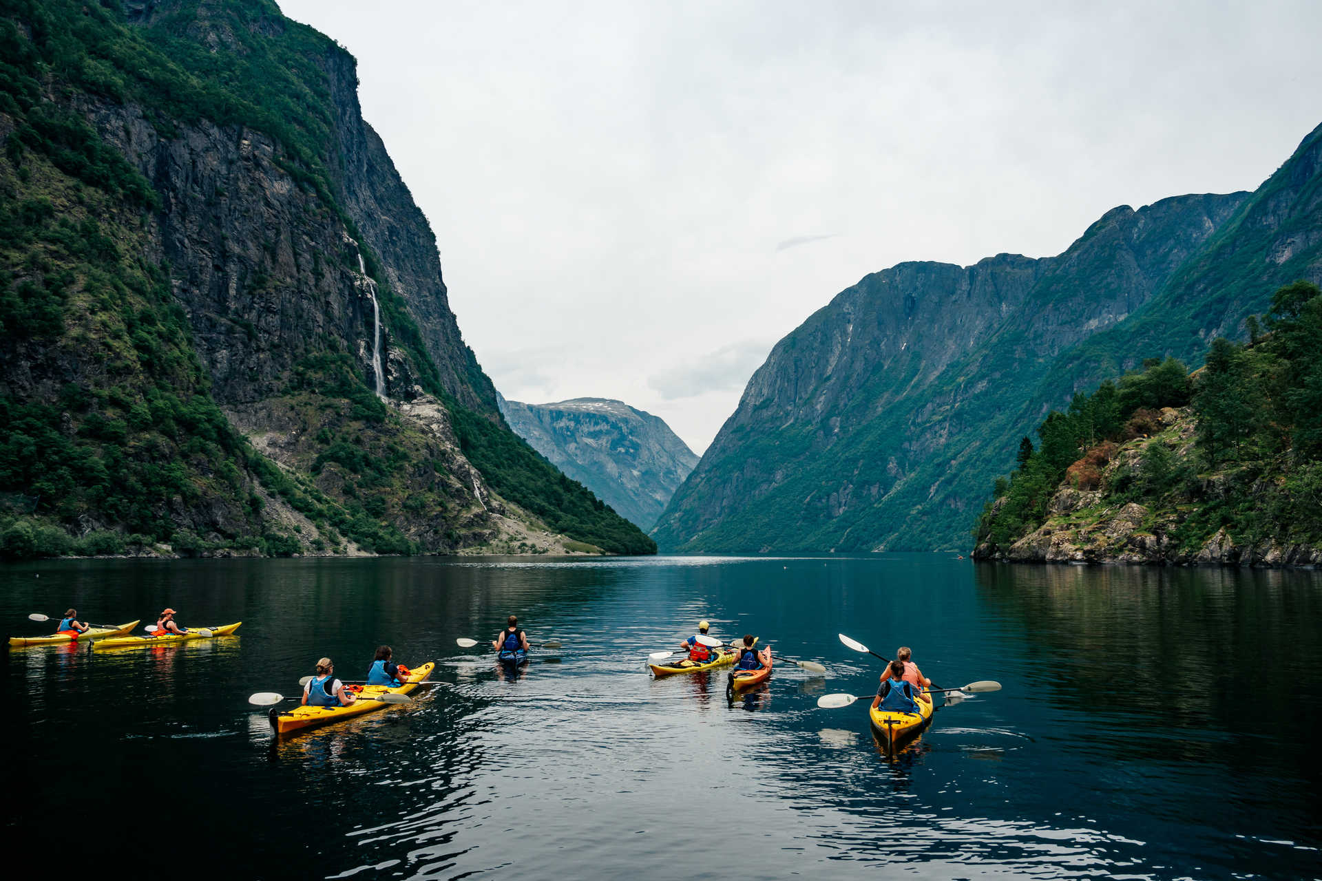 Norvège Tromsø kayak groupe