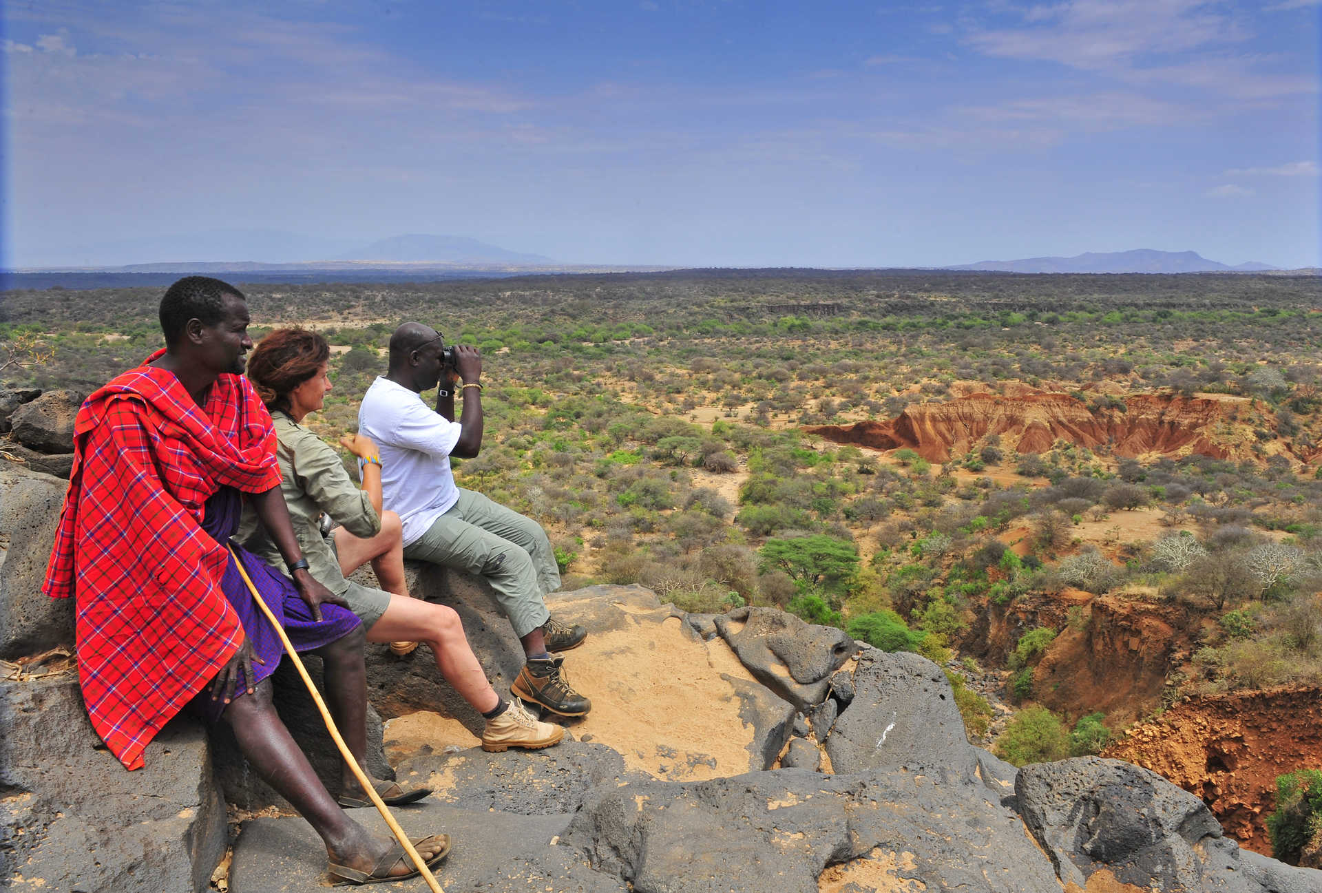 Observation avec les Masaï au Kenya