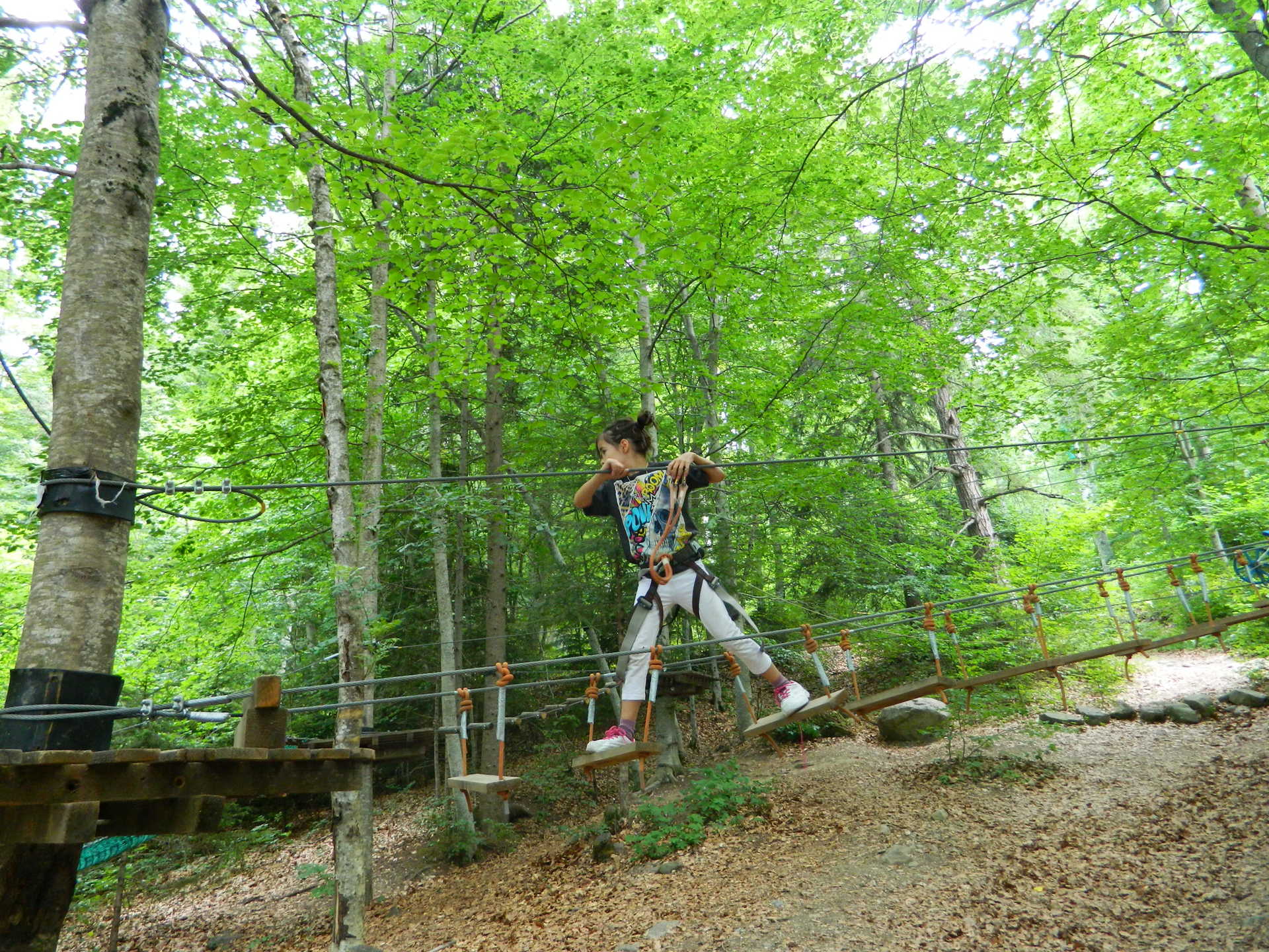 Parcours d'accrobranche - © Martin Laprade Alexandra Maroc, Terre d'amanarre, accrobranche