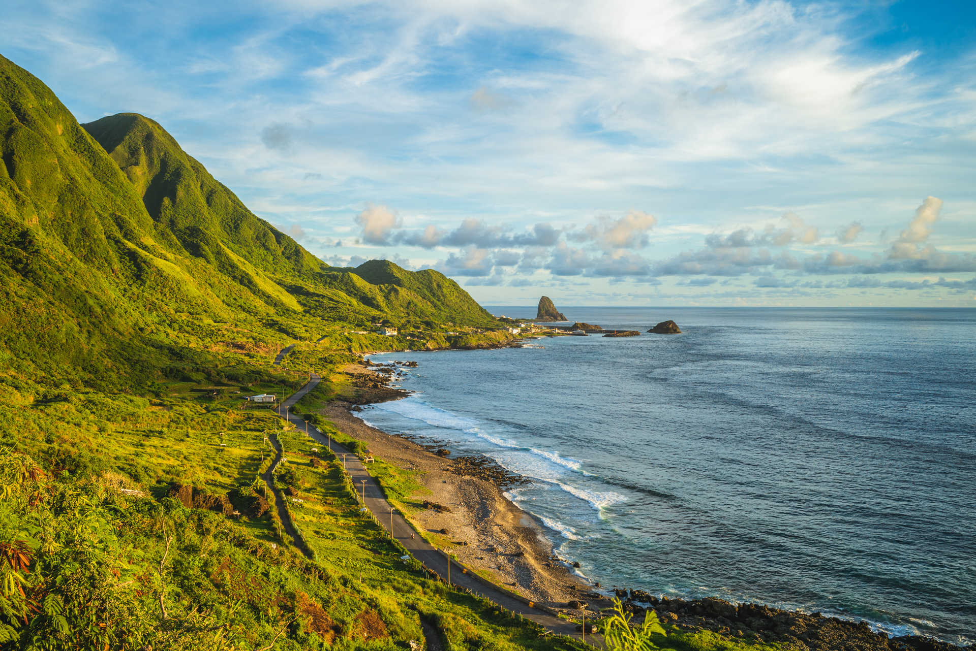 Paysage de Lanyu également connue sous le nom d île aux orchidées à Taitung à Taïwan