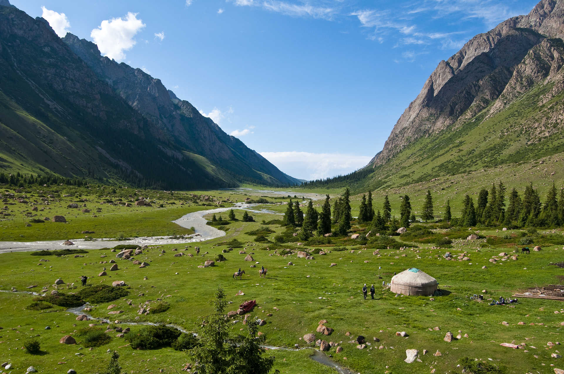 Voyage à pied : Treks chez les nomades kirghiz