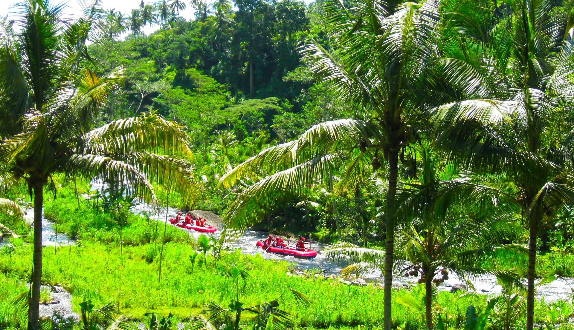 Rafting sur la  Rivière Telaga Waja à Bali