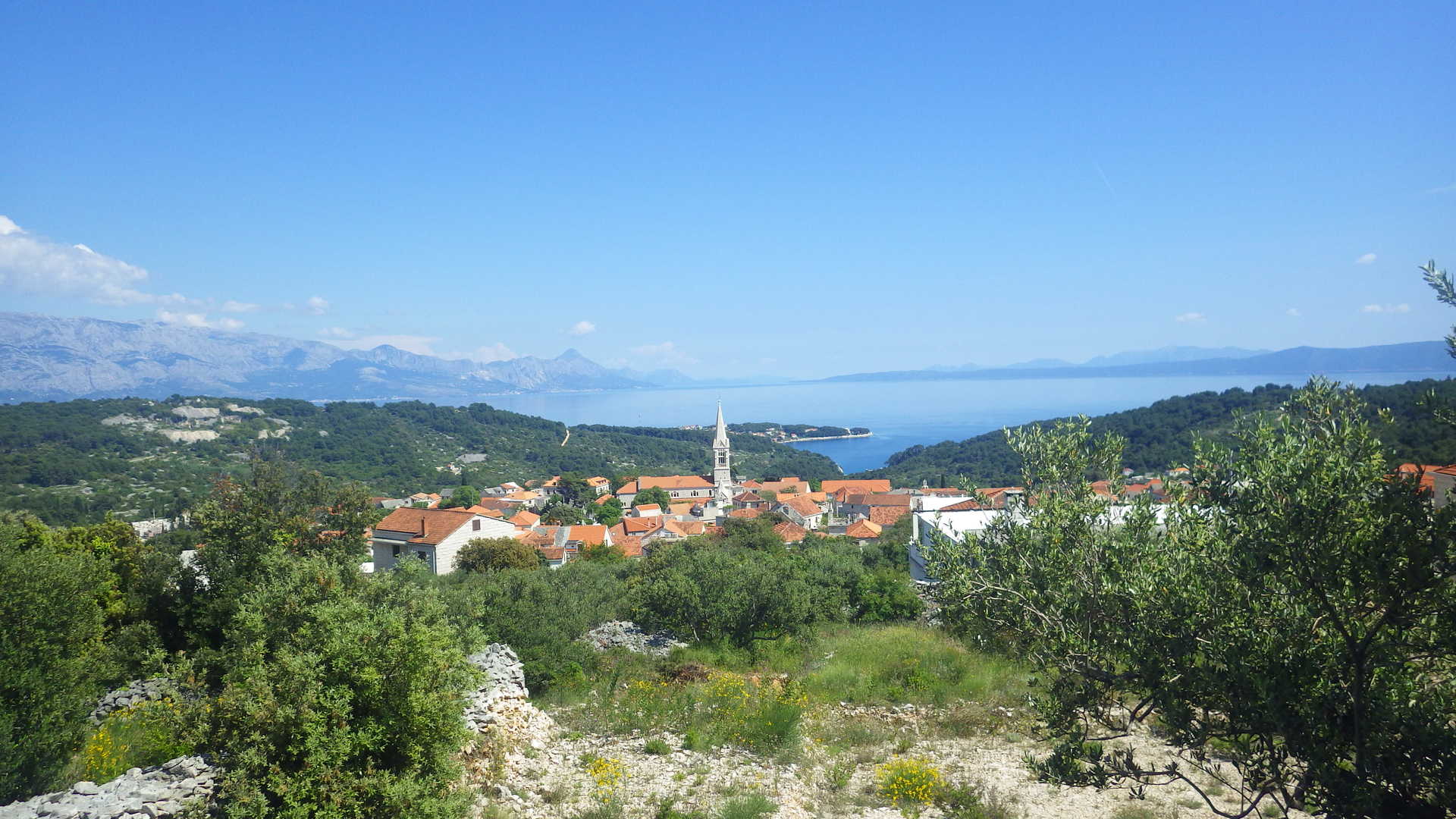 Randonnée a l'intérieur de l'île de Brac, Croatie