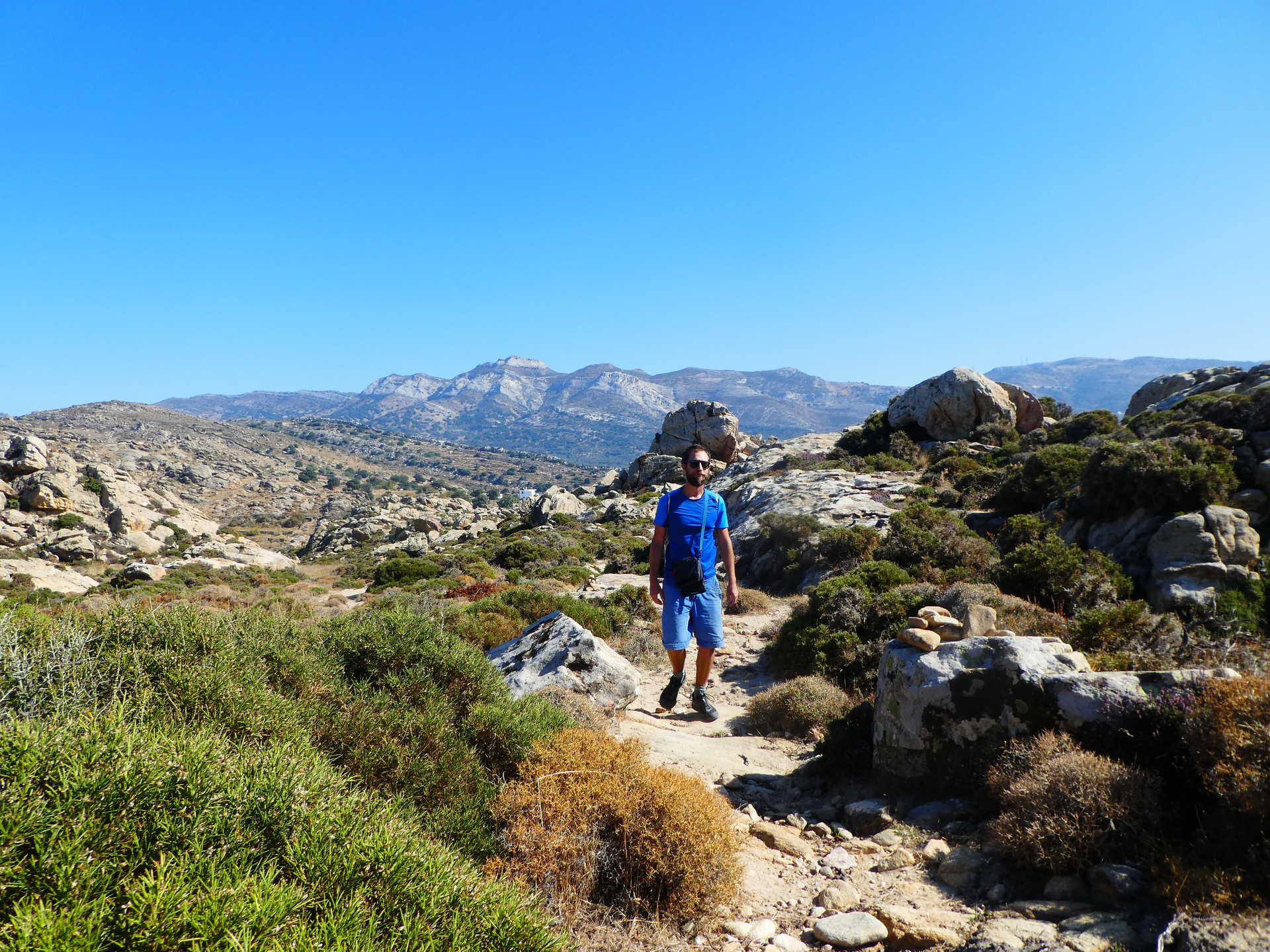 Voyage à pied : Les Cyclades : Naxos et Amorgos
