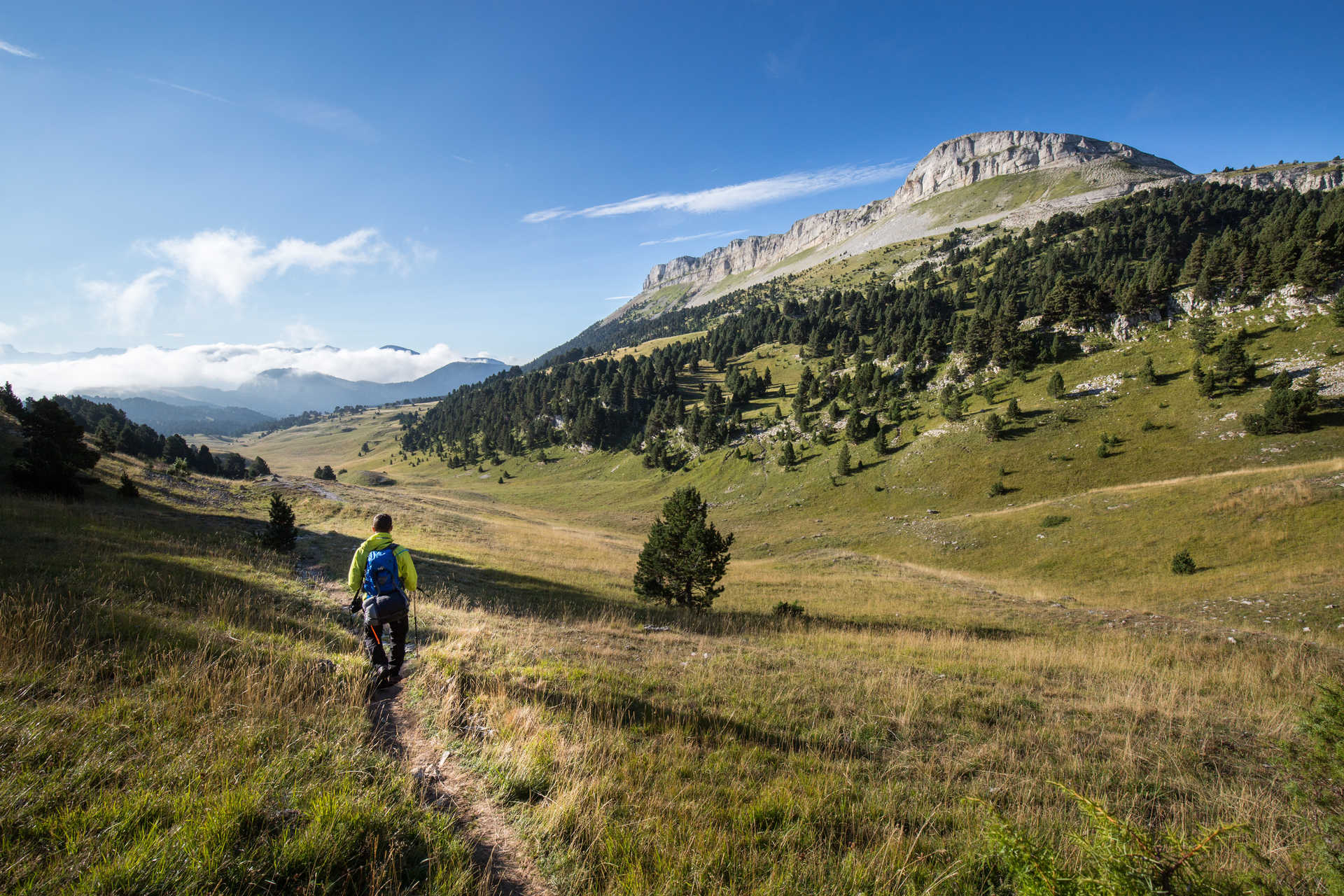 Randonnée dans le vercors en France