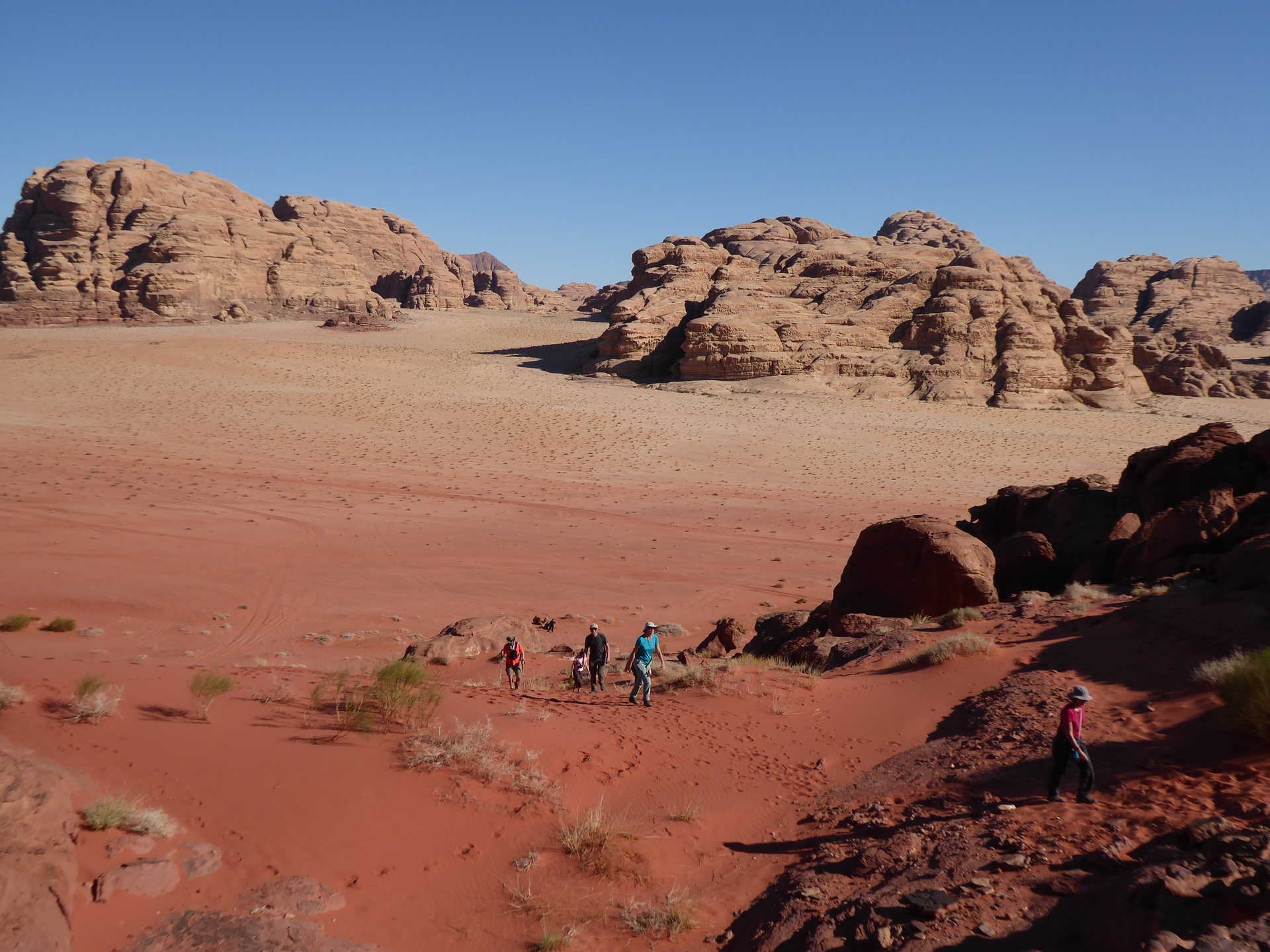 Randonnée et découverte dans le désert de Wadi Rum