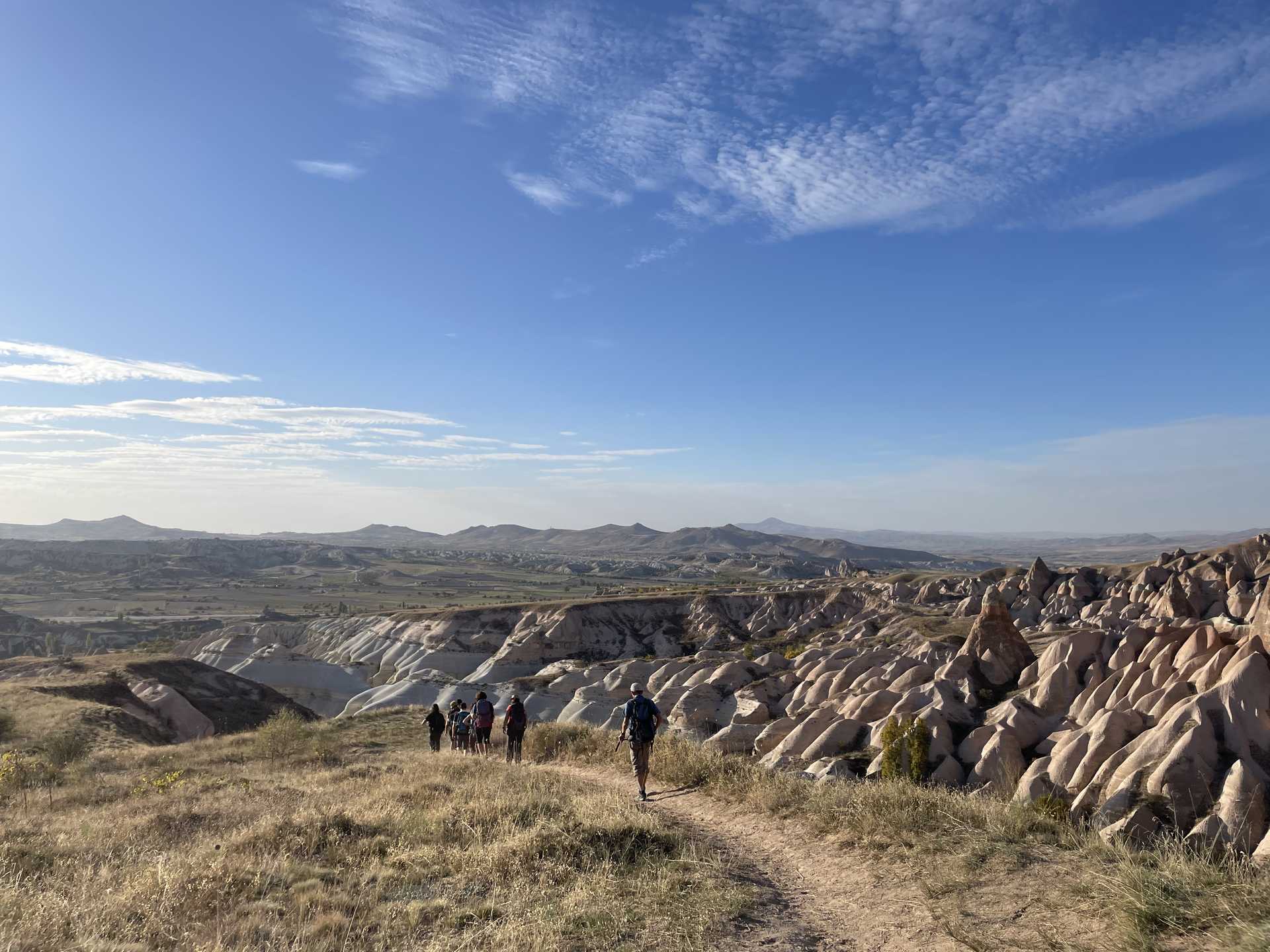 Randonneurs en Cappadoce