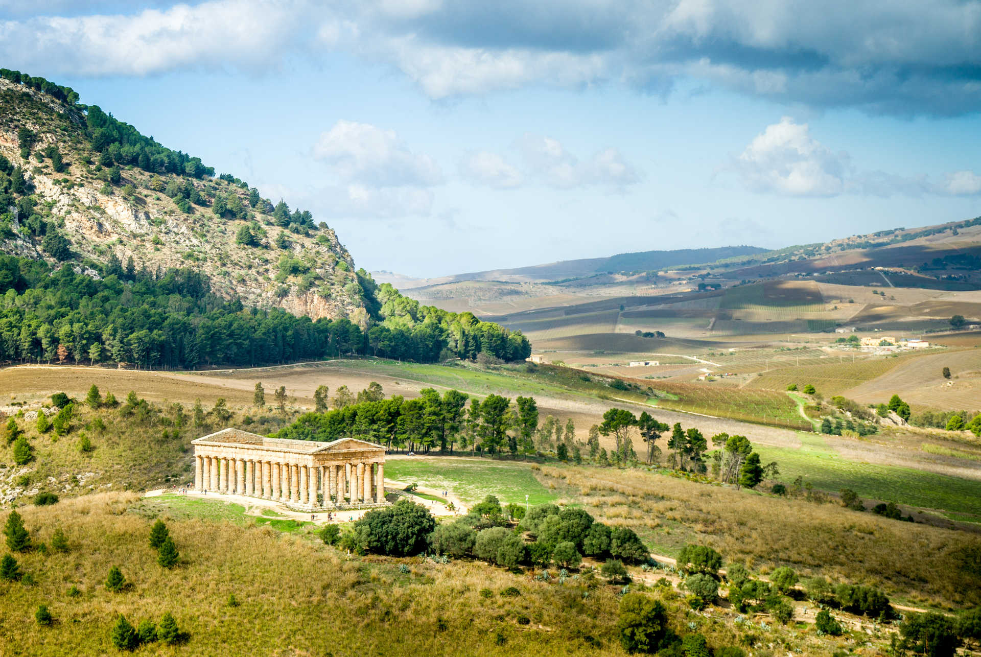 Site archéologique de Ségeste en Sicile