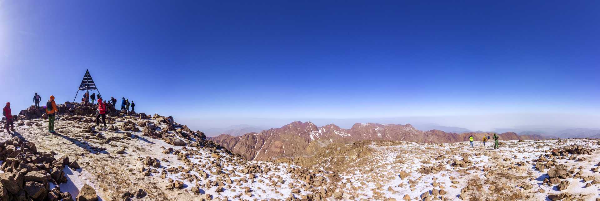 Sommet du Toubkal, Maroc