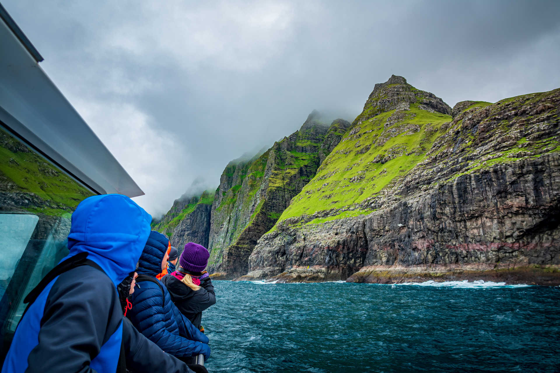 Sortie en bateau aux falaises de Vestmanna