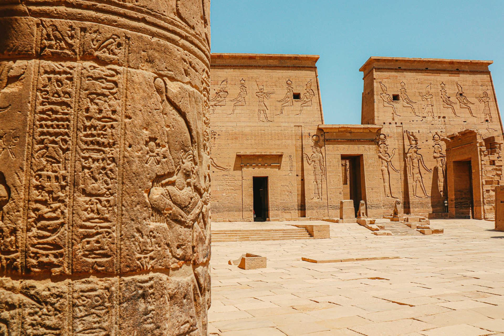 Temple Edfou en Egypte