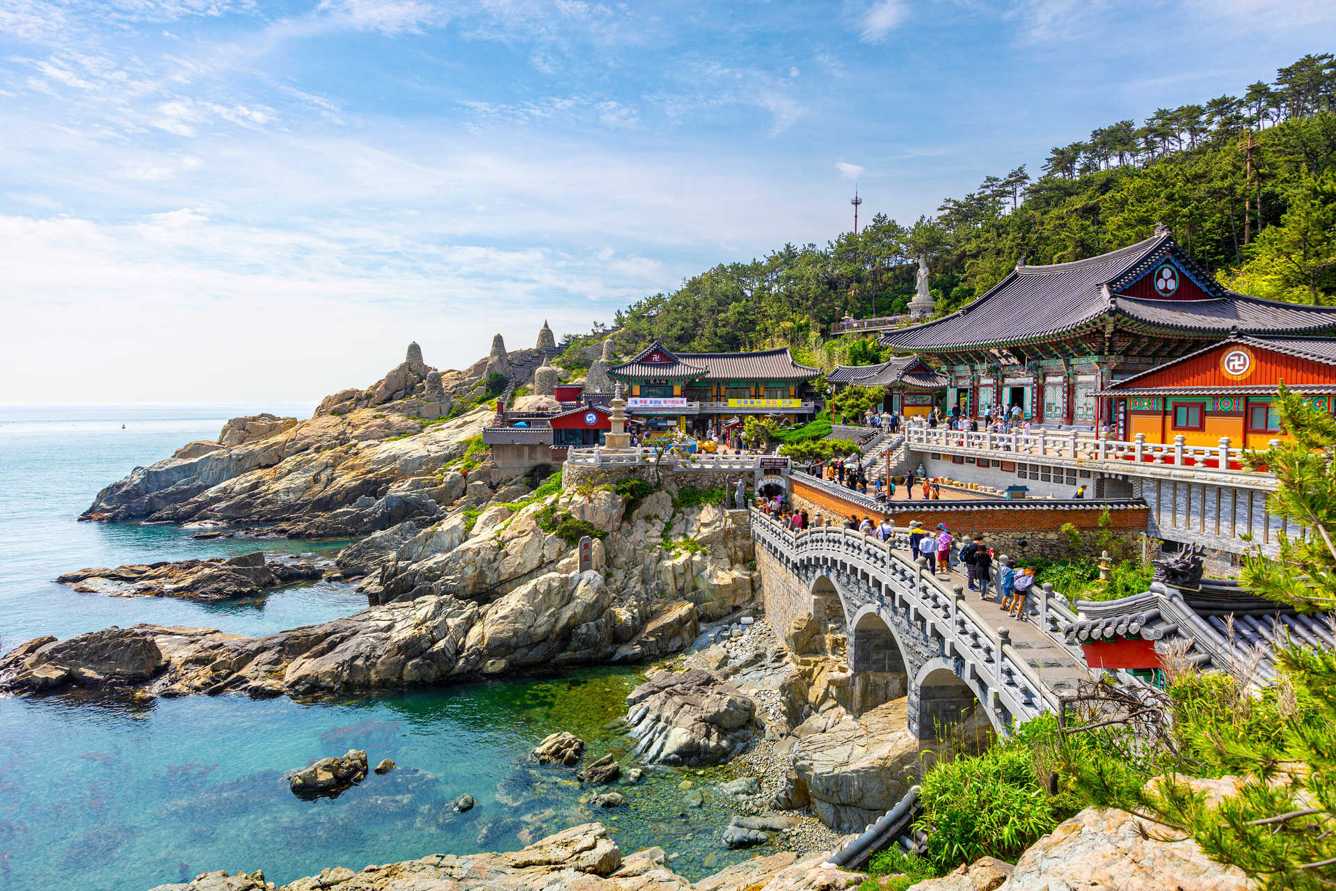 Temple Haedong Yonggungsa à Busan, Corée du Sud