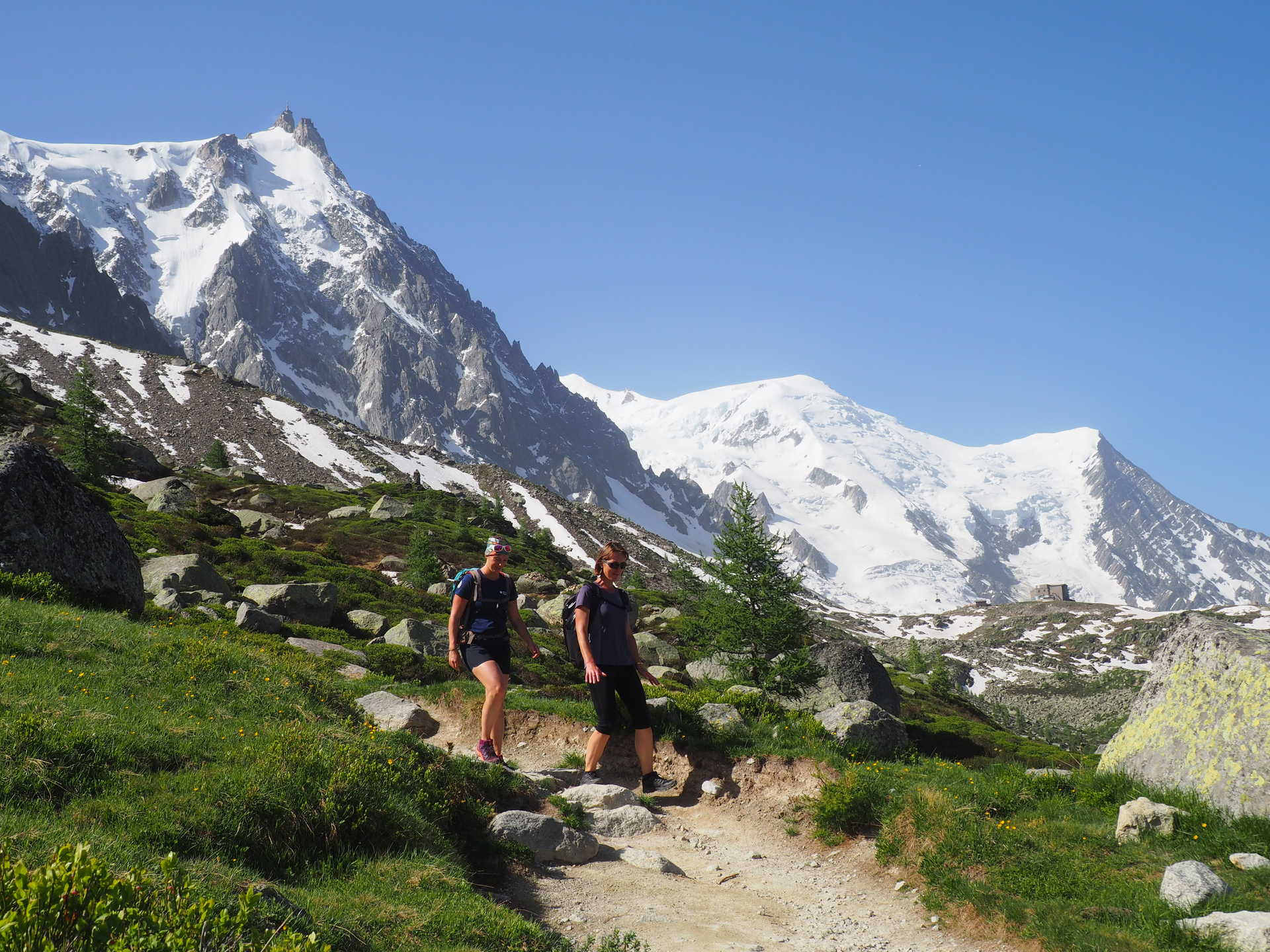 Traversée du plan de l'Aiguille © Caprion Marion Traversée du plan de l'Aiguille