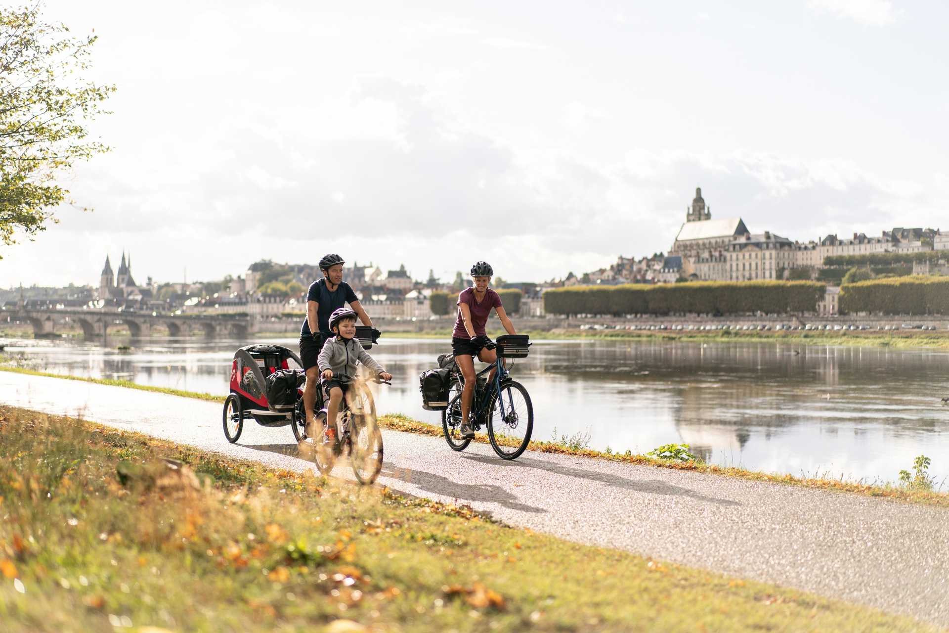 Vélo en famille vers Blois