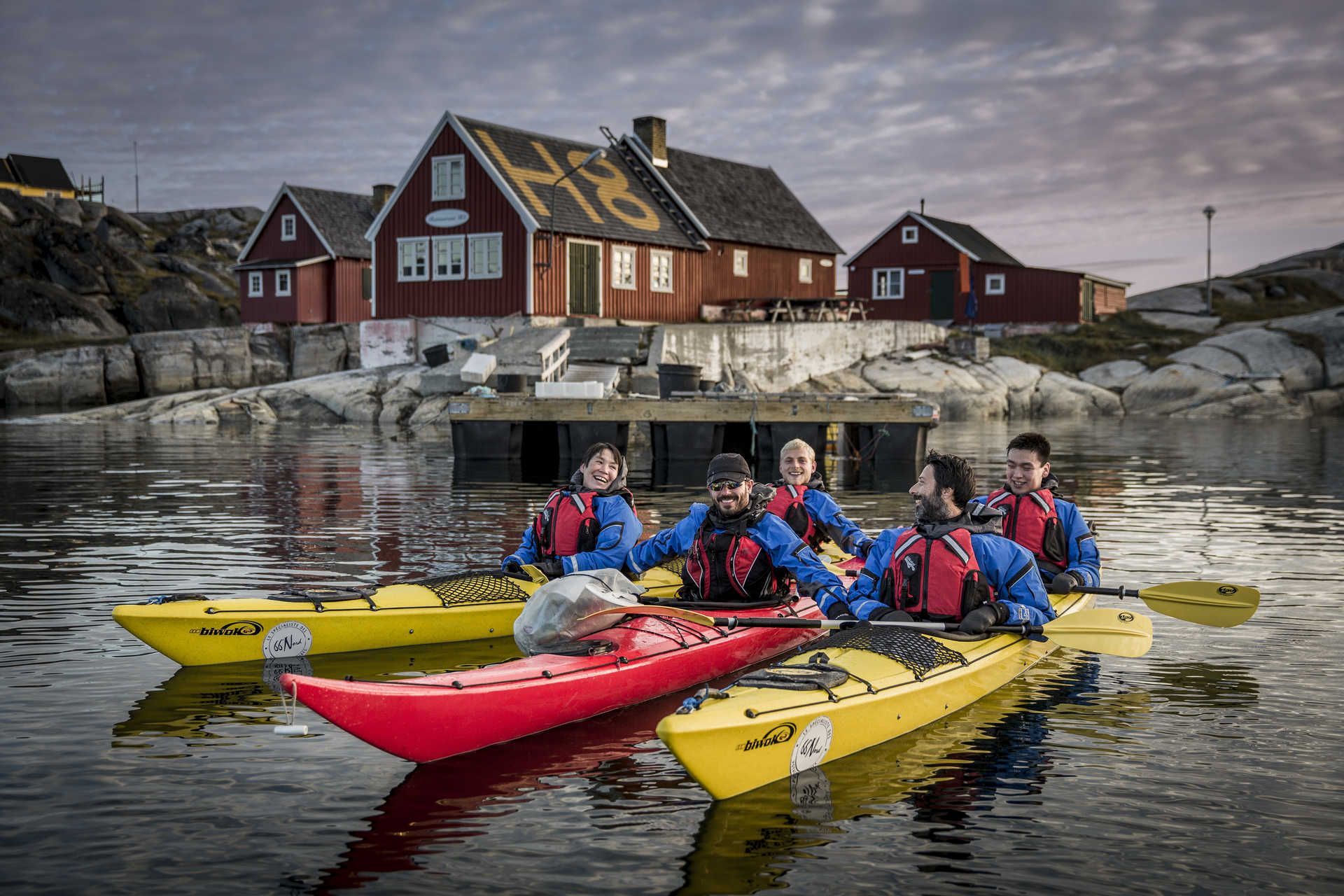 Voyage en groupe au Groenland en kayak