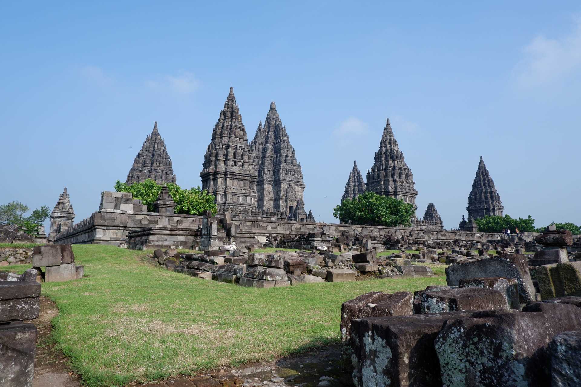 Vue de Temple Prambanan