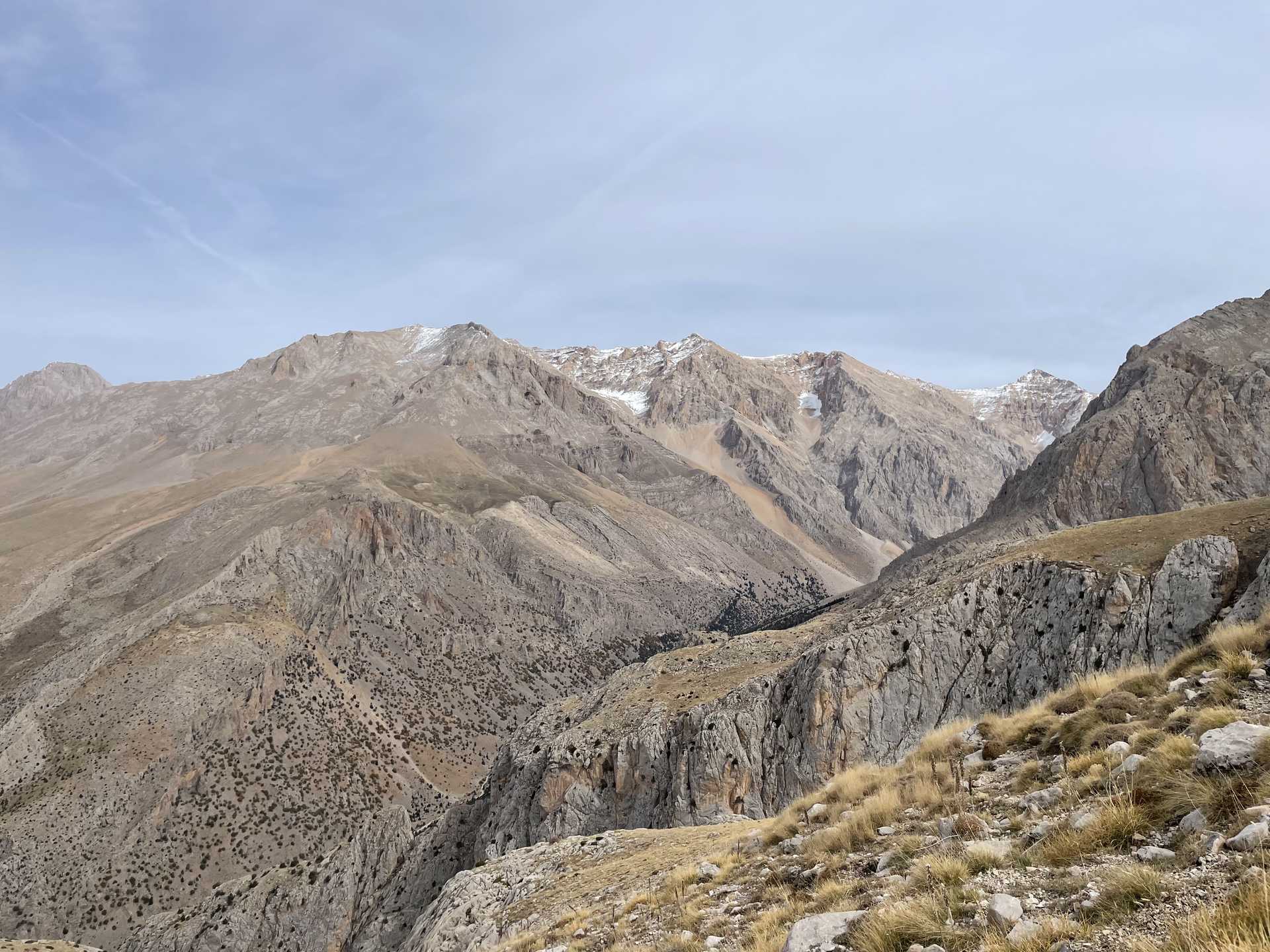 Vue des monts Taurus depuis le plateau d'Alaca