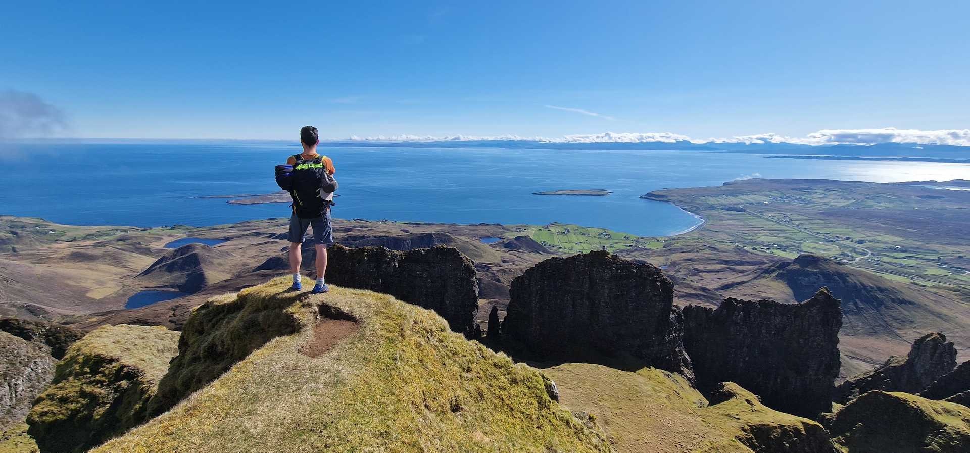 Vue sur l'Atlantique en Ecosse