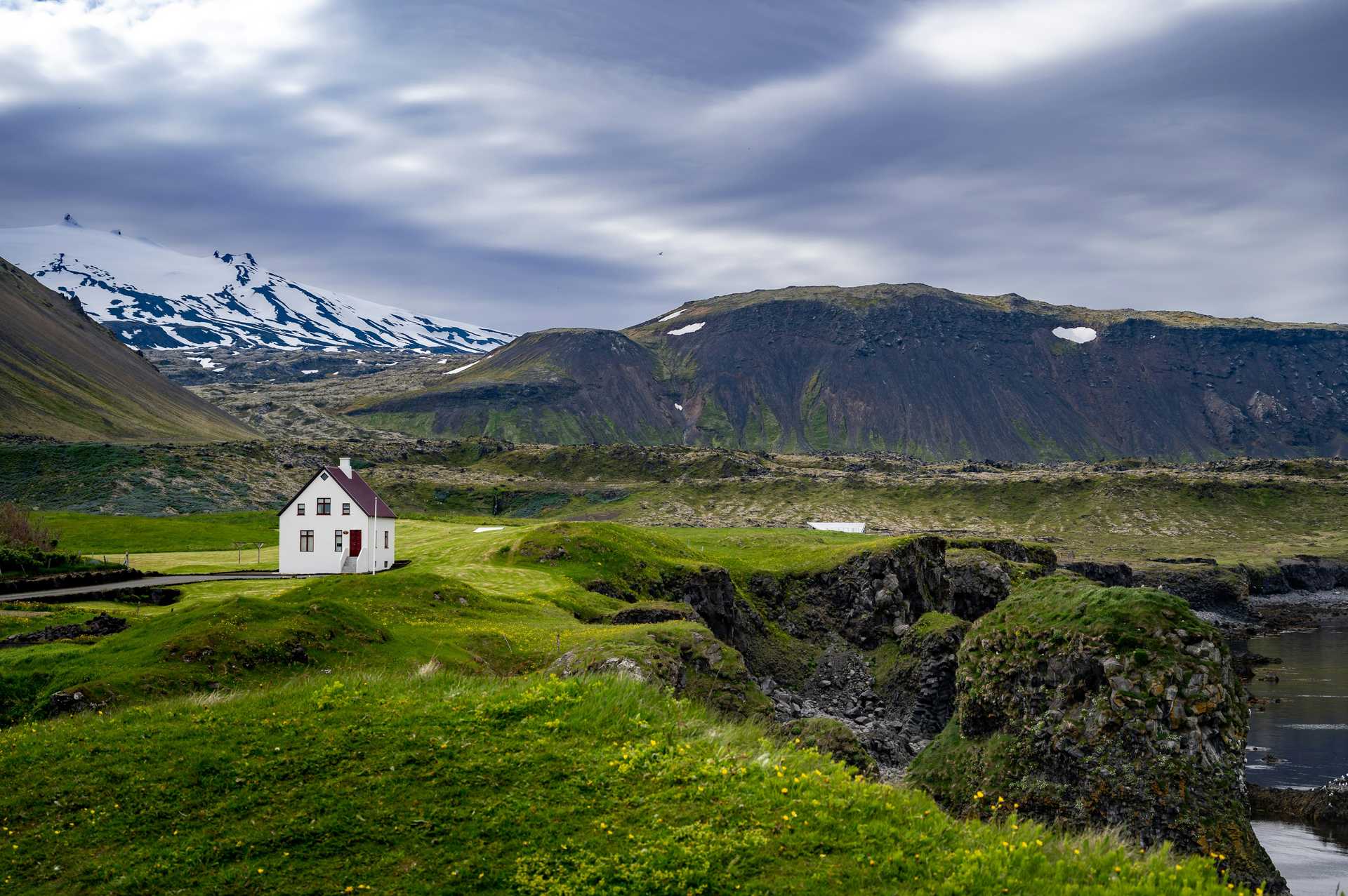 Vue sur le glacier du Snaefellsjokull