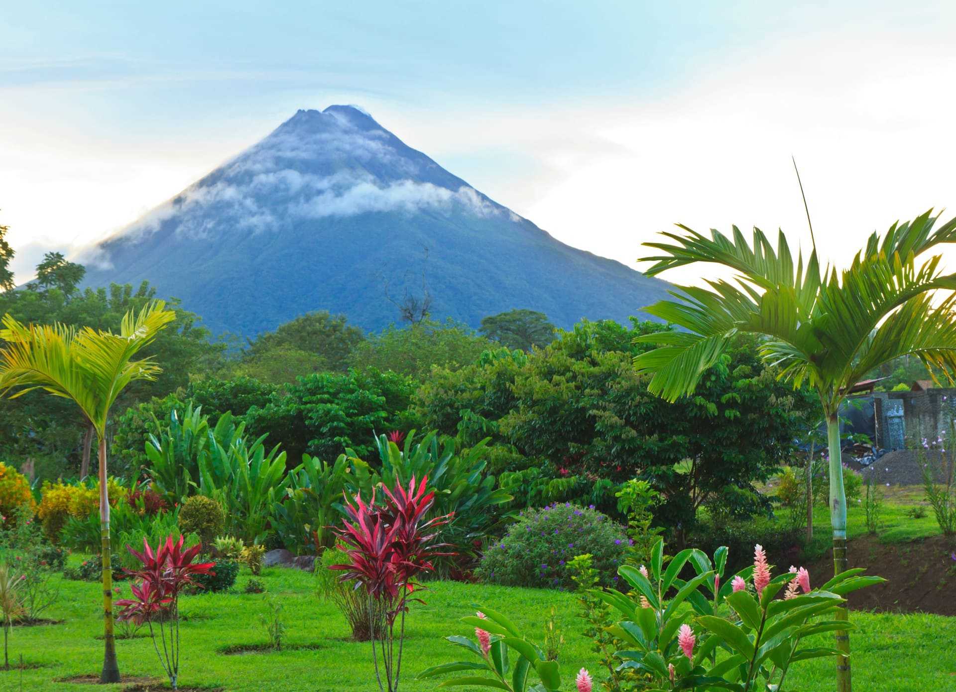 Vue sur le volcan Arenal au Costa Rica