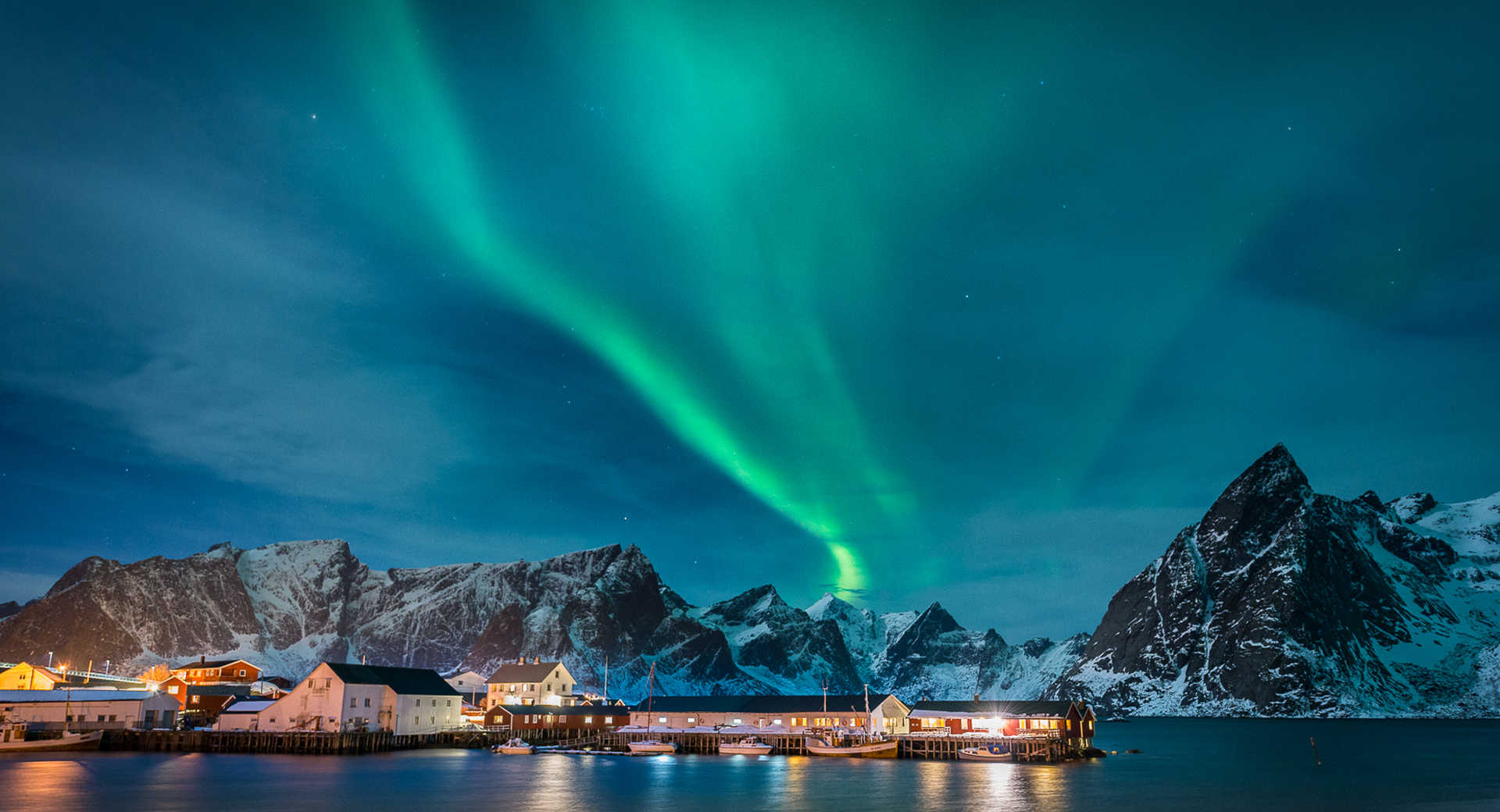 Voyage en raquette - Lumières boréales et raquettes à neige aux îles Lofoten - Voyage Norvège