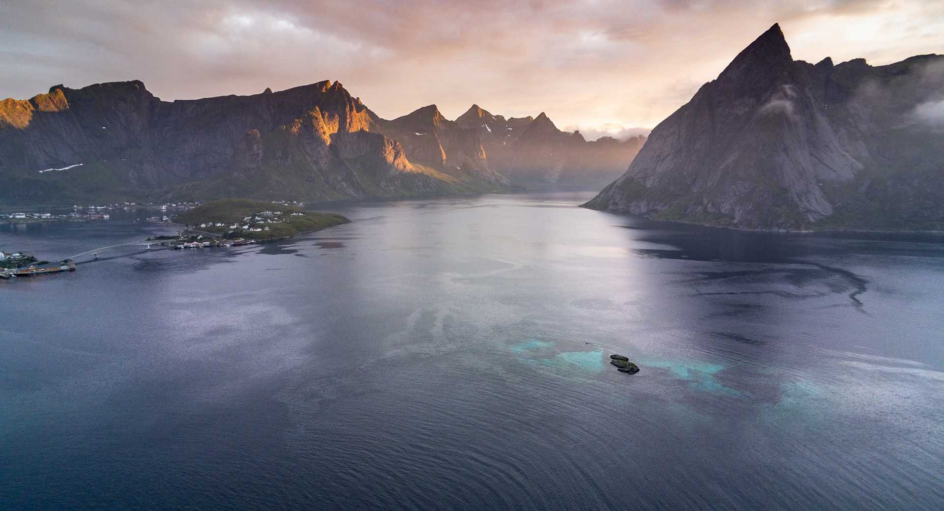 Fjords Norvège, iles Lofoten