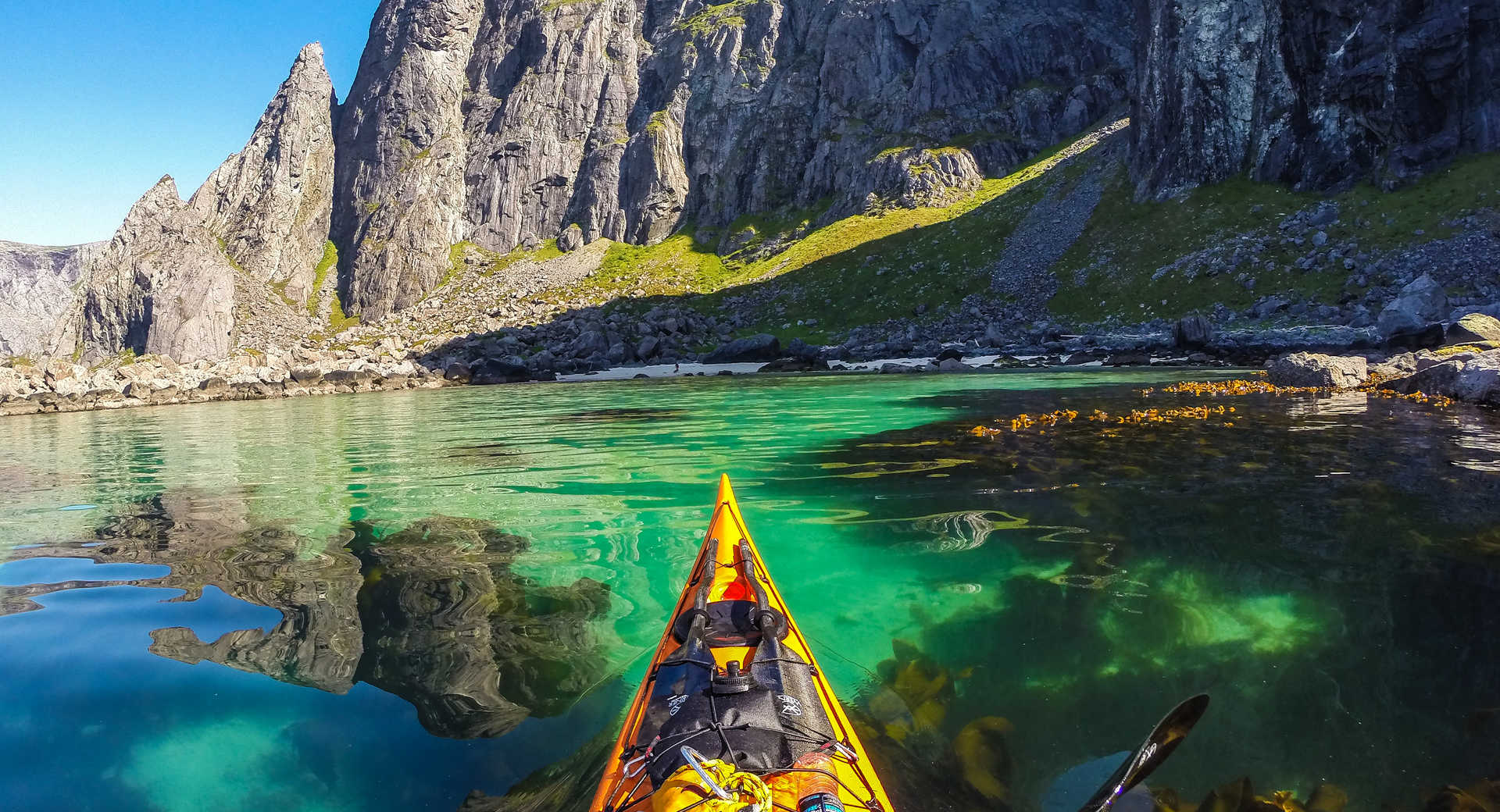 Kayak de mer dans les Lofoten