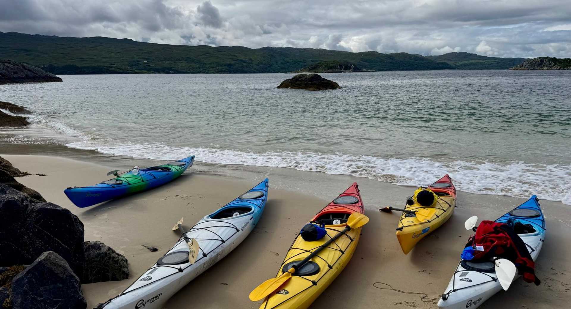 Kayak de mer en Ecosse © Marie-Jeanne Quentin Kayak de mer en Ecosse
