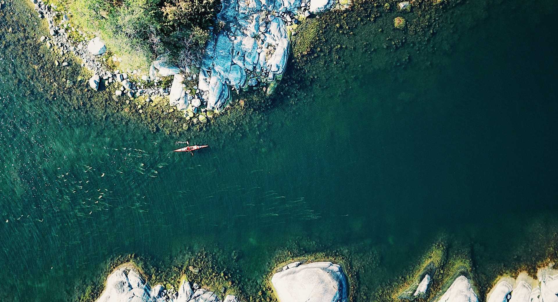 Kayak en Suède