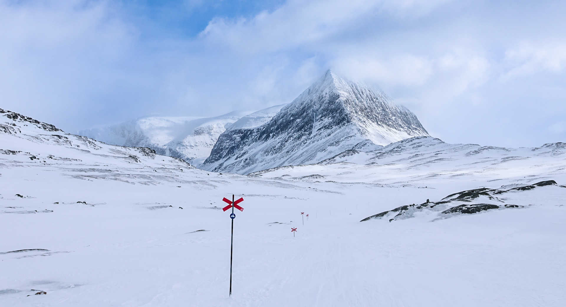 La Kungsleden en hiver