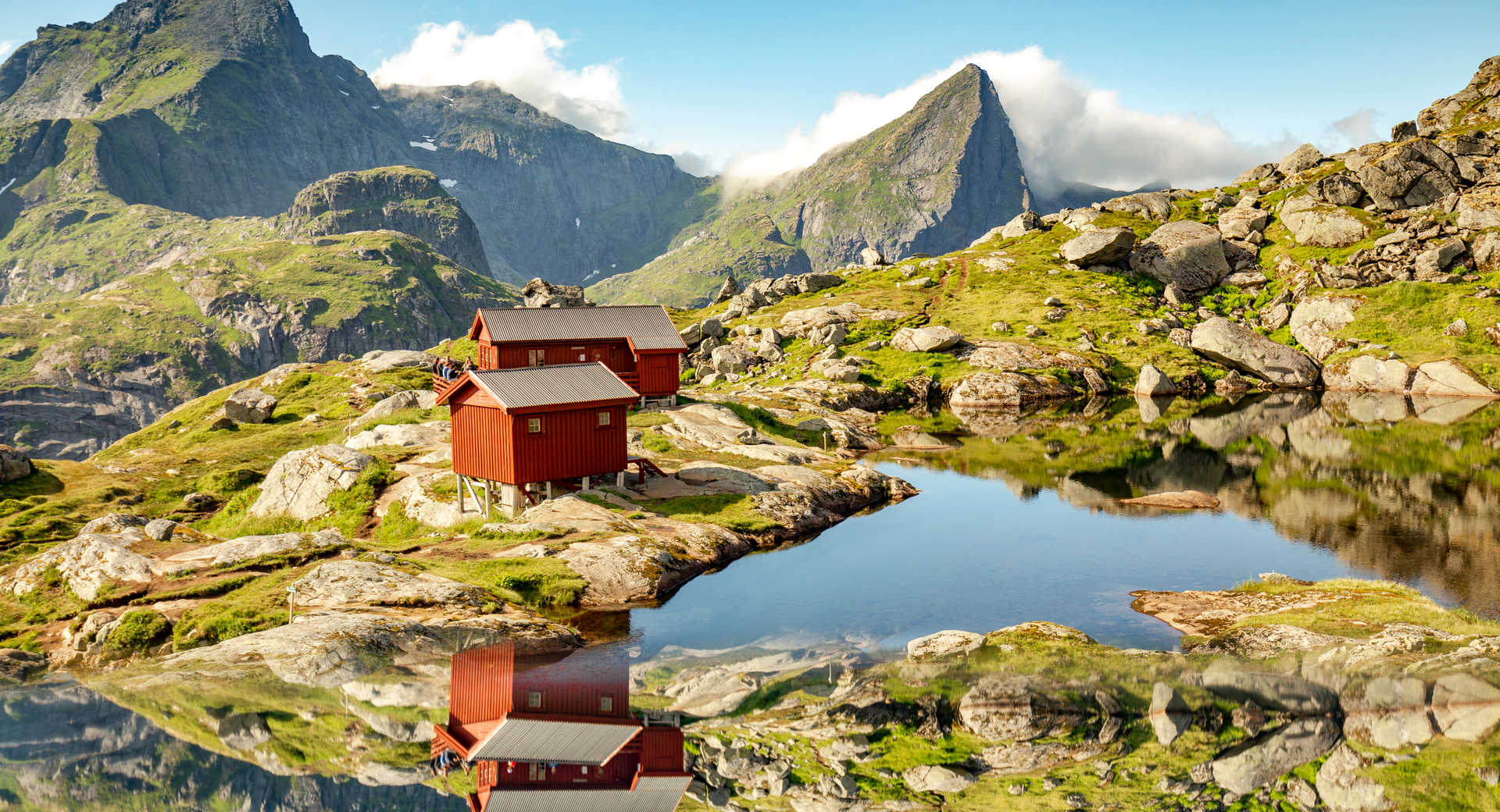 Norvège Lofoten été Munkan Peak
