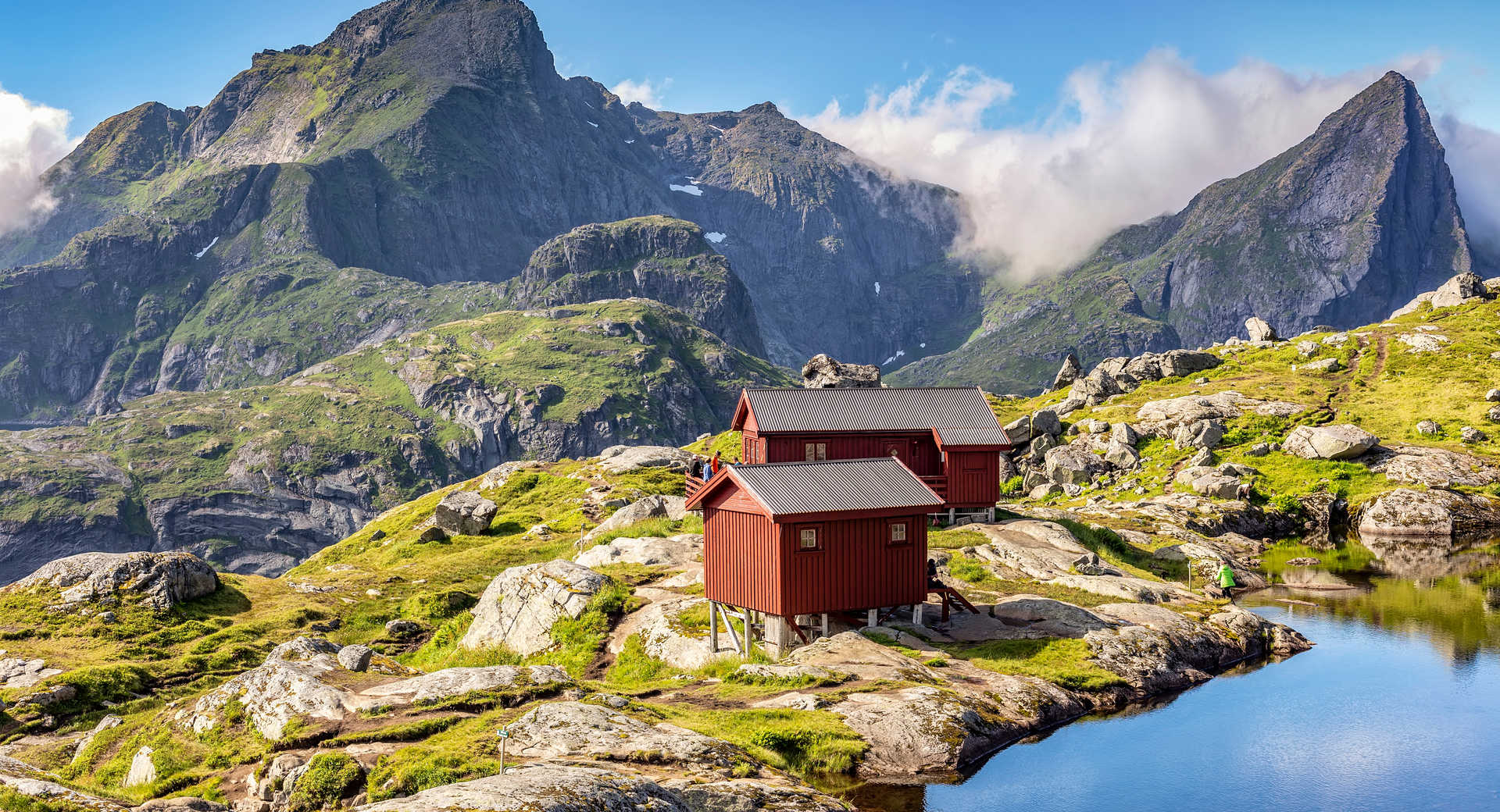 Norvège Lofoten été Munlkan Peak