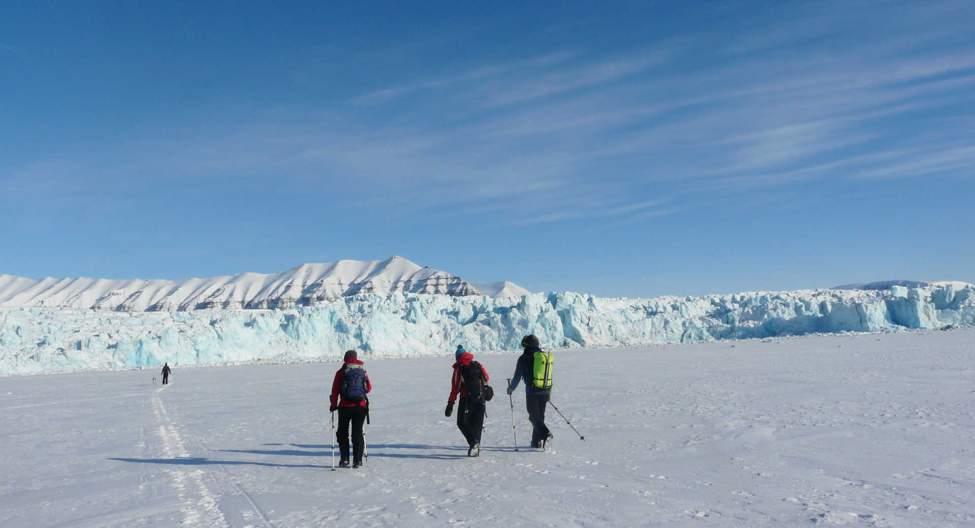 Randonnée sur la banquise arctique, Svalbard - © Trincal Aurélie Randonnée sur la banquise arctique, Svalbard