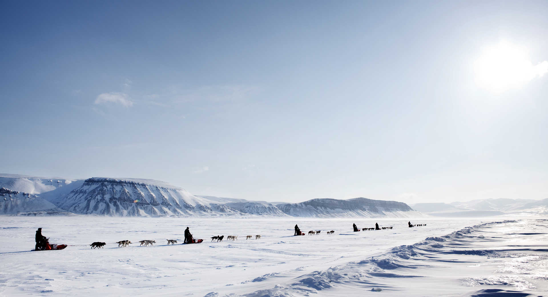 Voyage en chien de traîneau au Spitzberg, Svalbard