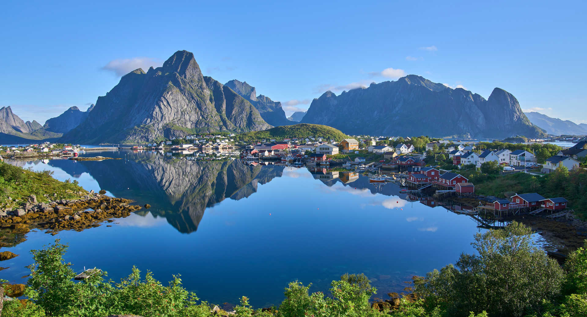 Village de pêcheurs en Norvège du Nord