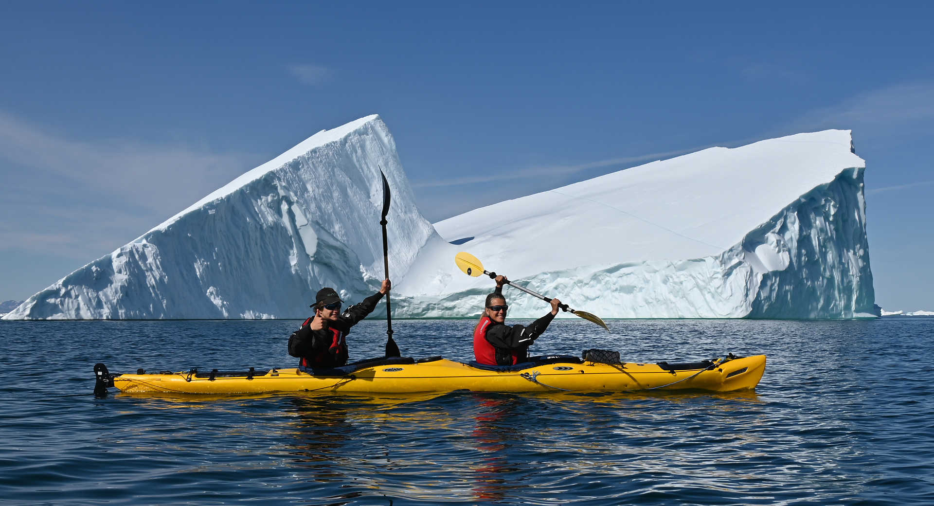 Voyage aventure en kayak et randonnée au Groenland