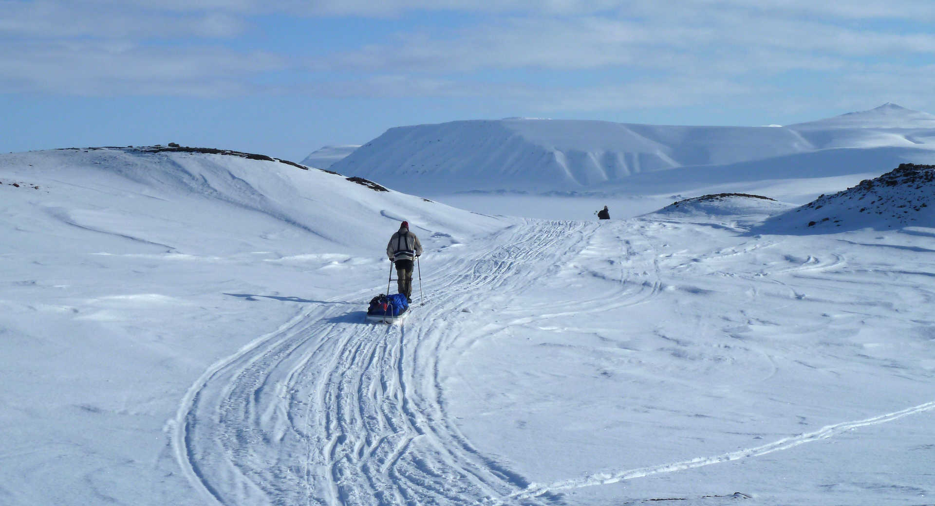 voyage Ski pulka en arctique Svalbard - © Quentin Beauvy Expédition ski pulka sur la glace arctique