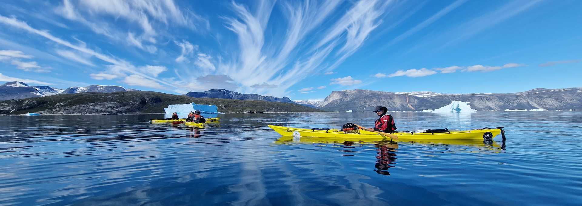 Aventure dans l'Arctique en kayak et rando