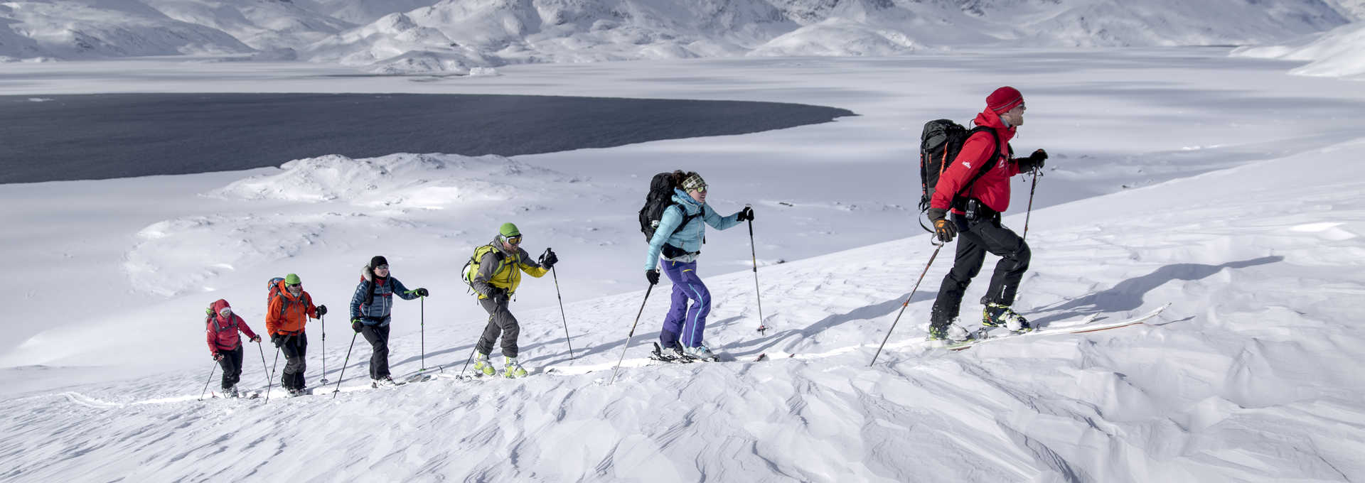 Voyage ski au Groenland en hiver