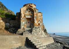 Eglise sur la plage, Crète