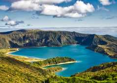 Lago do Fogo sur l'île de São Miguel Açores