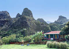 maison à Mafate à la Réunion