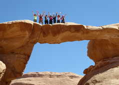 Randonnée et exploration dans le désert de Wadi Rum